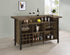 Bellemore Rustic Oak Rectangular Storage Bar Unit - 182104 - Bien Home Furniture & Electronics