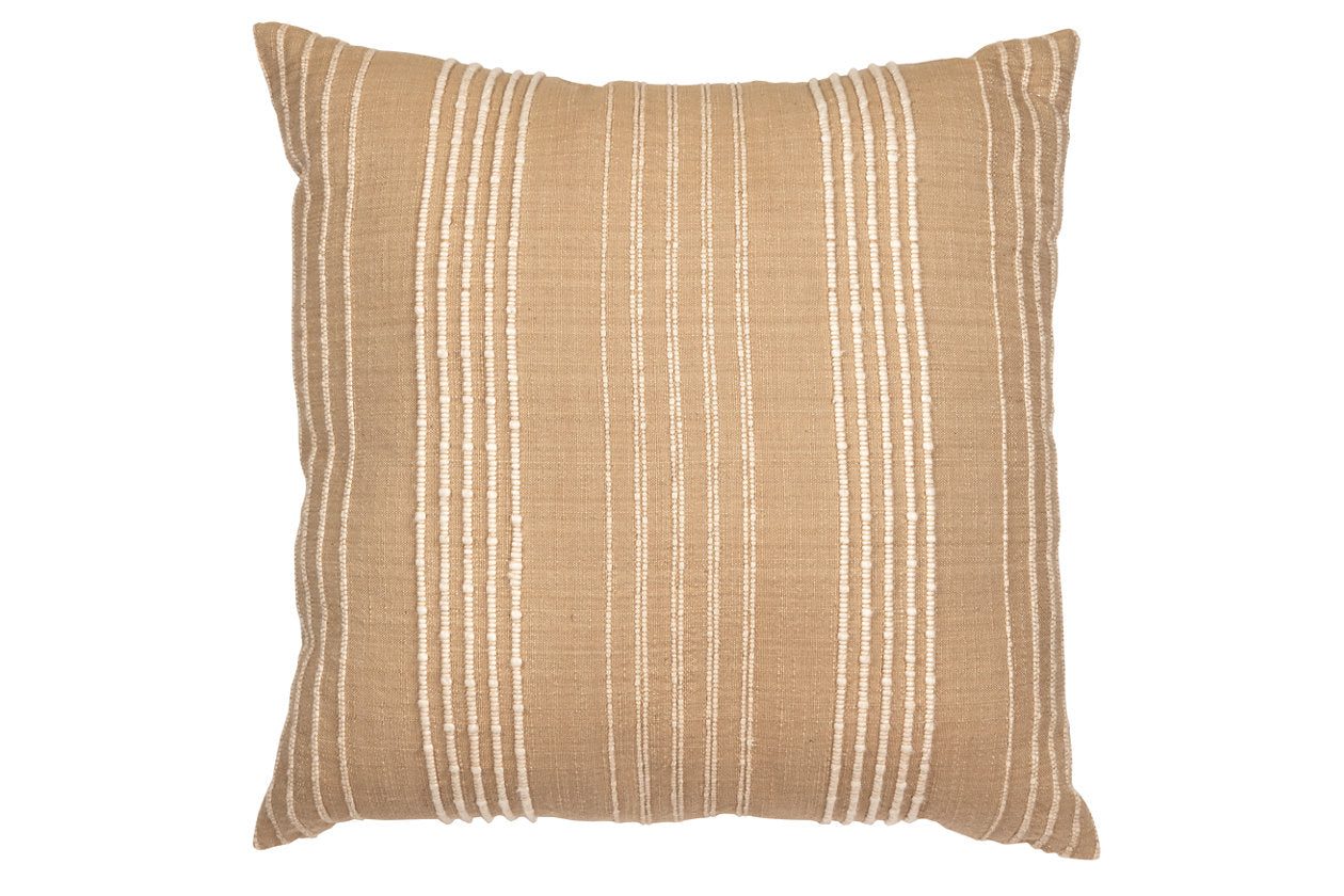 Benbert Tan/White Pillow, Set of 4 - A1000958 - Bien Home Furniture & Electronics