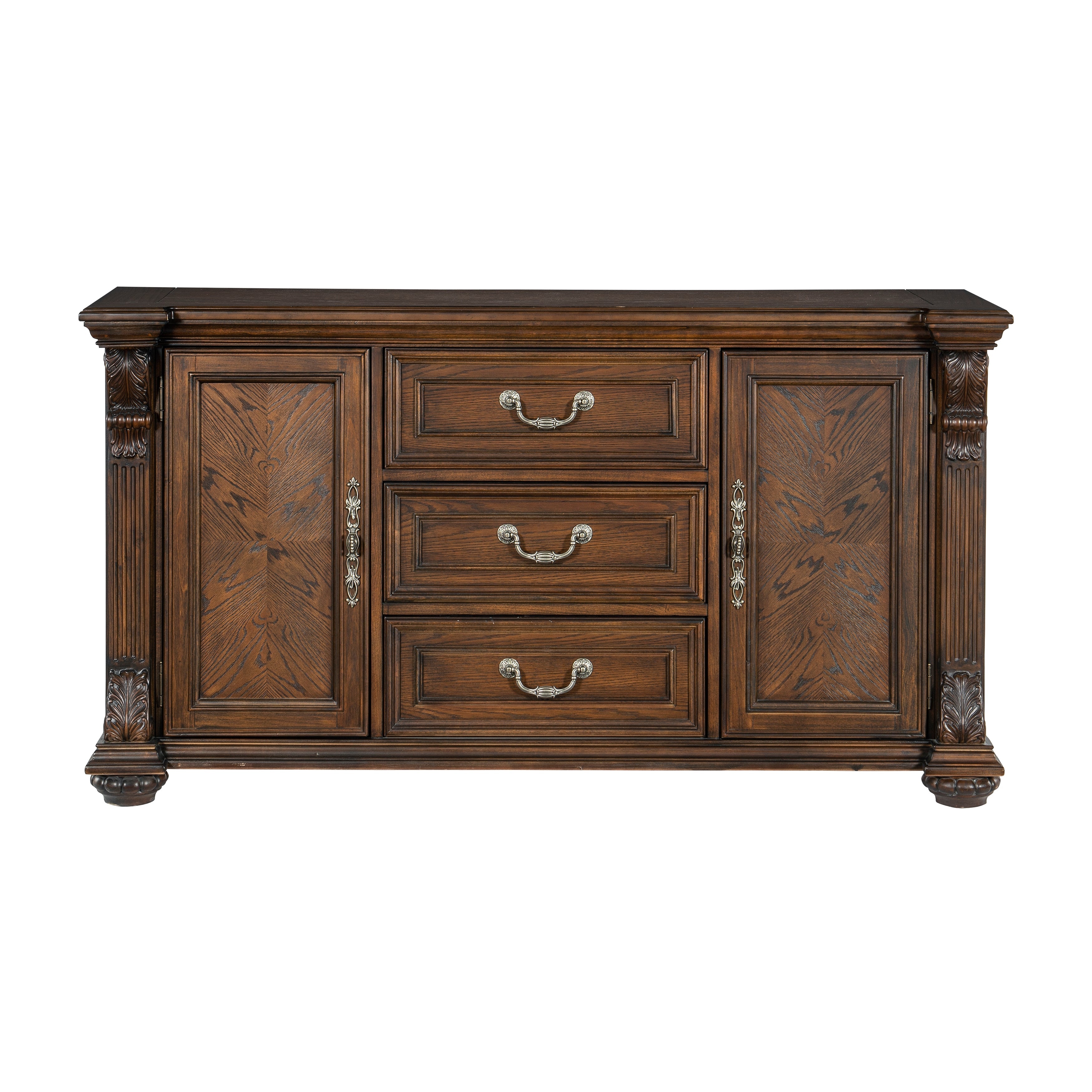 Bergen Dark Oak Buffet - 5829-55 - Bien Home Furniture &amp; Electronics