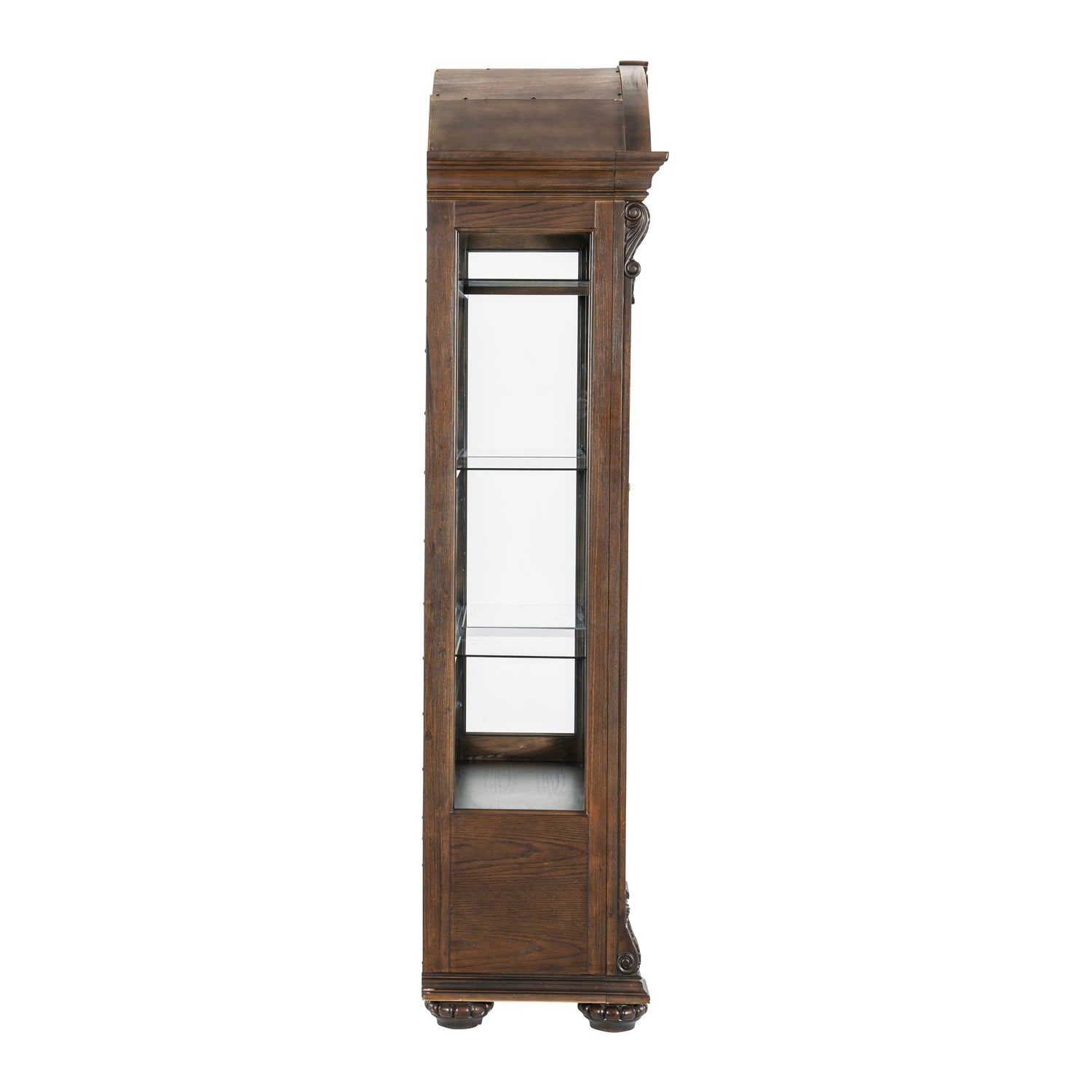 Bergen Dark Oak Curio - 5829-44C - Bien Home Furniture & Electronics