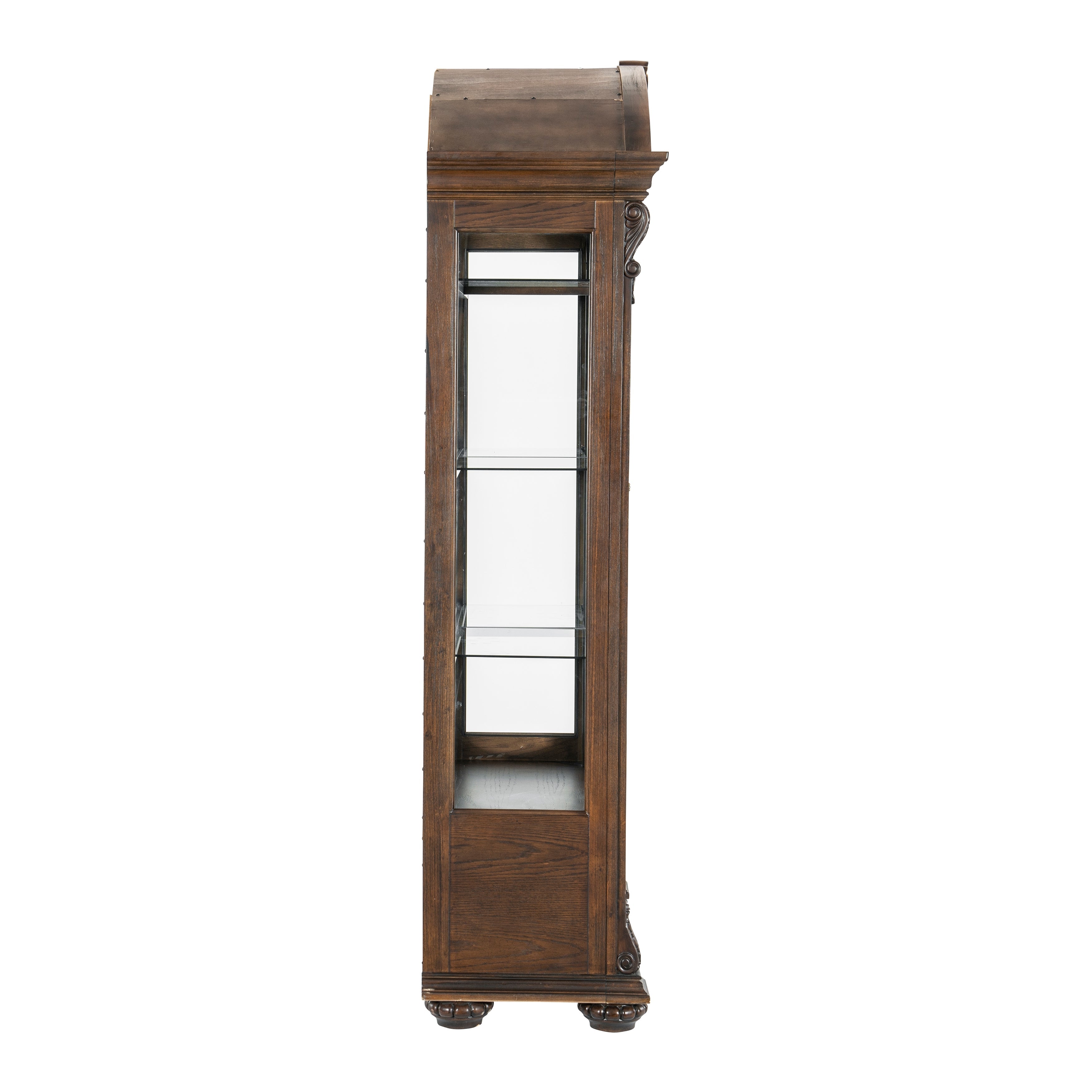 Bergen Dark Oak Curio - 5829-44C - Bien Home Furniture &amp; Electronics