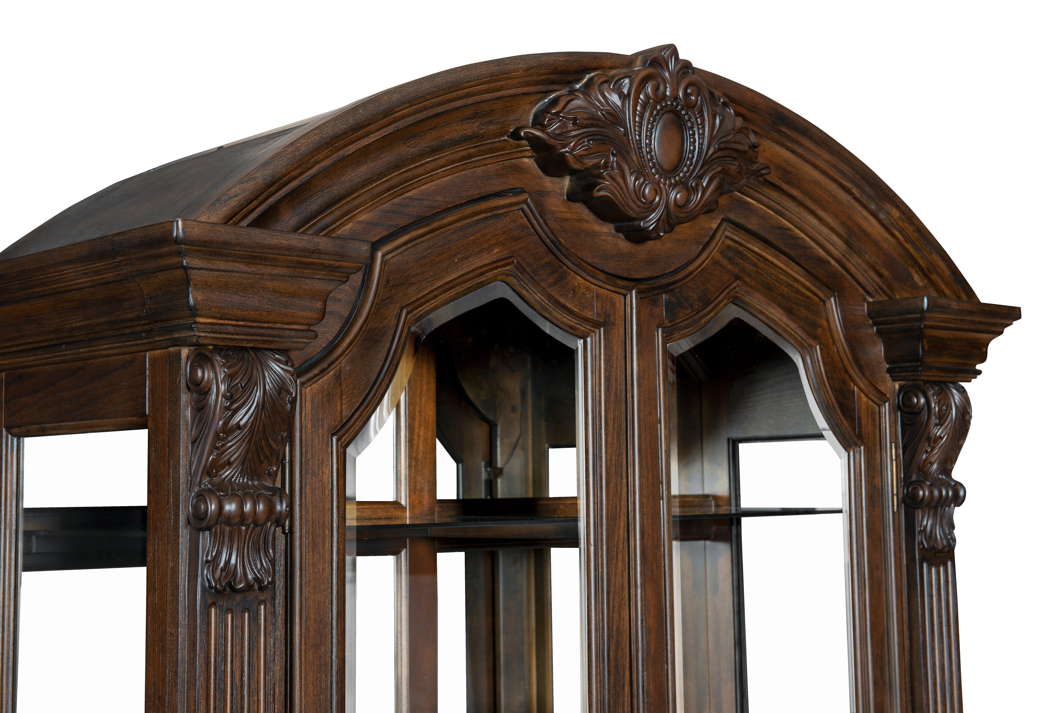 Bergen Dark Oak Curio - 5829-44C - Bien Home Furniture & Electronics