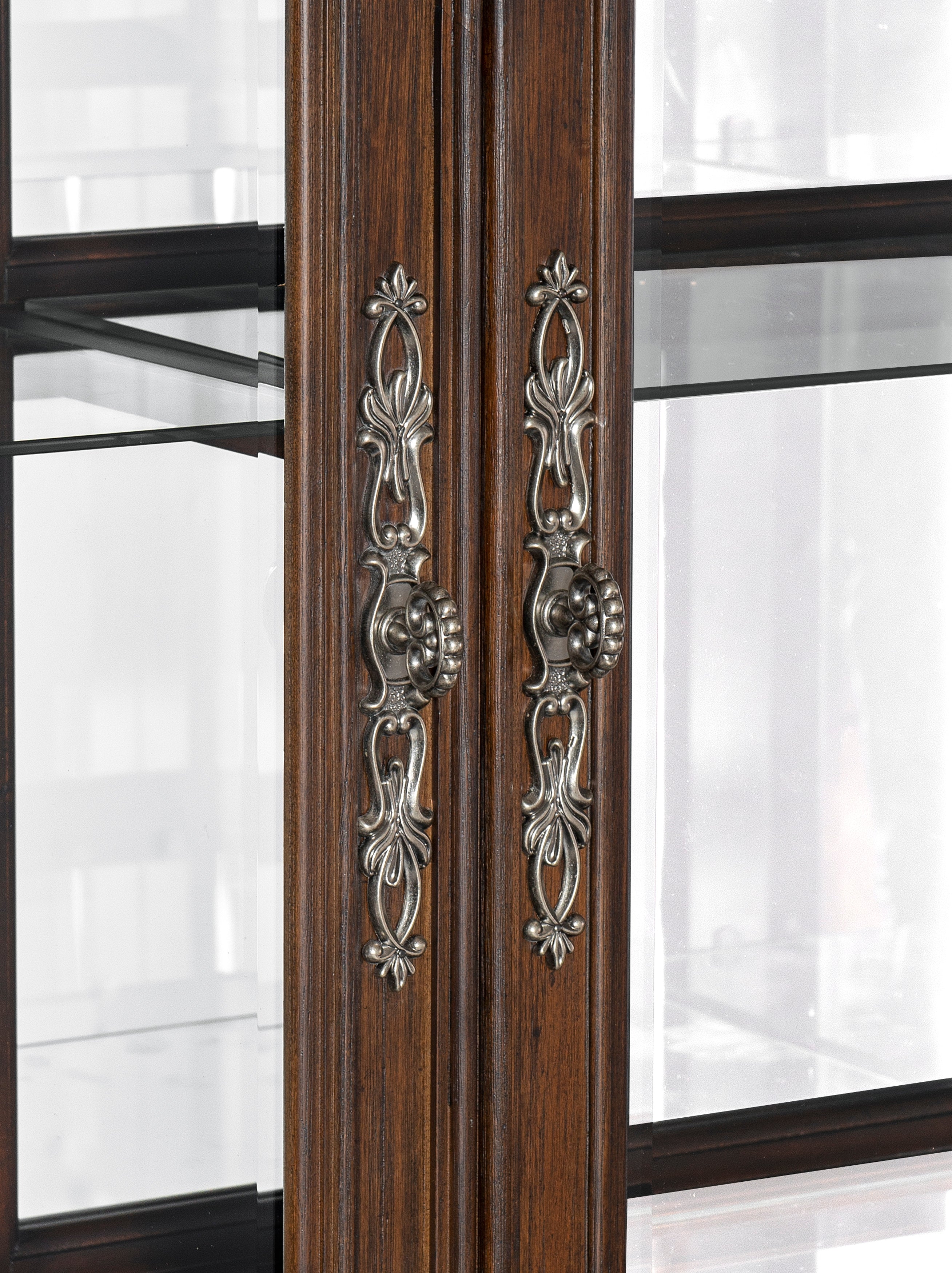 Bergen Dark Oak Curio - 5829-44C - Bien Home Furniture & Electronics