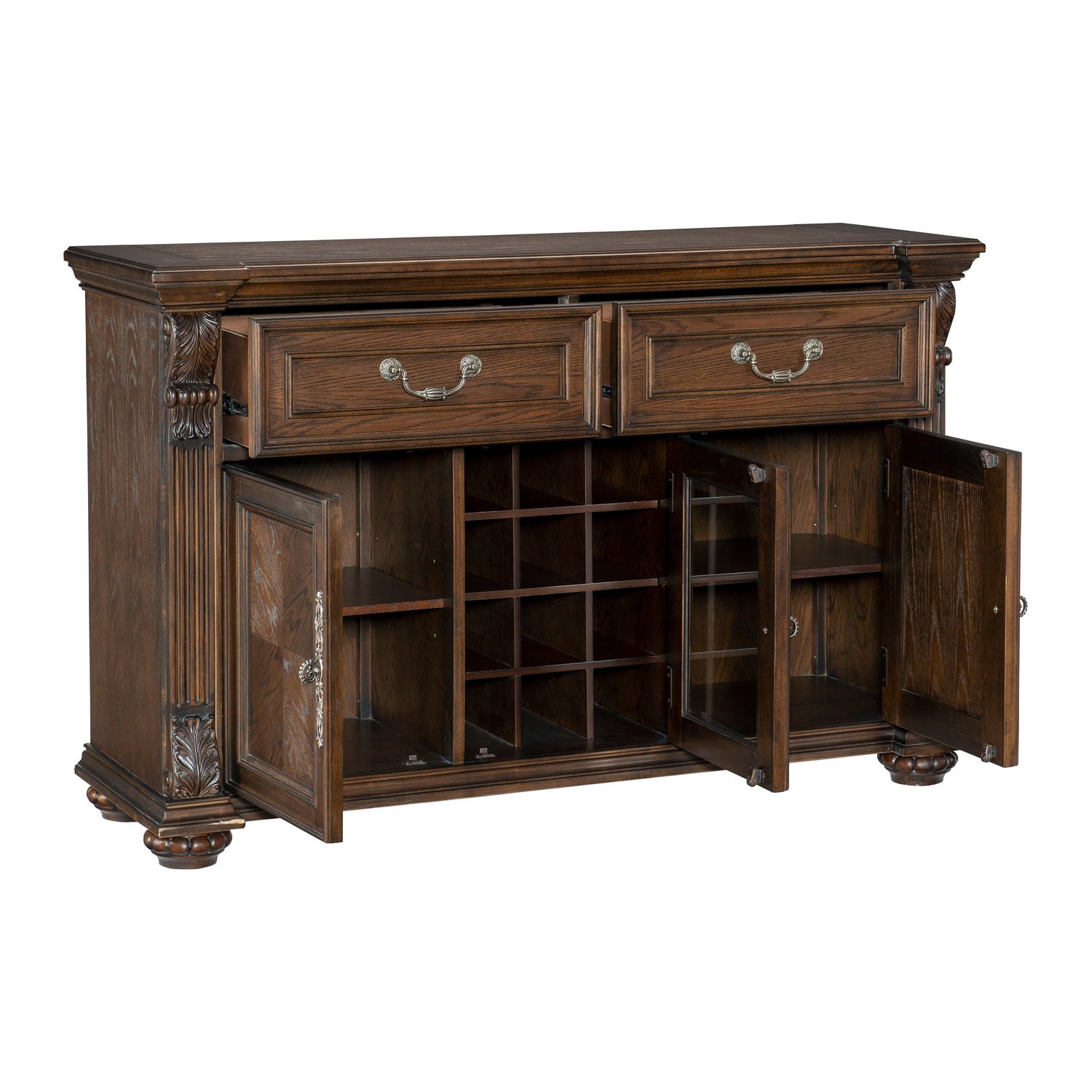 Bergen Dark Oak Server - 5829-40 - Bien Home Furniture & Electronics