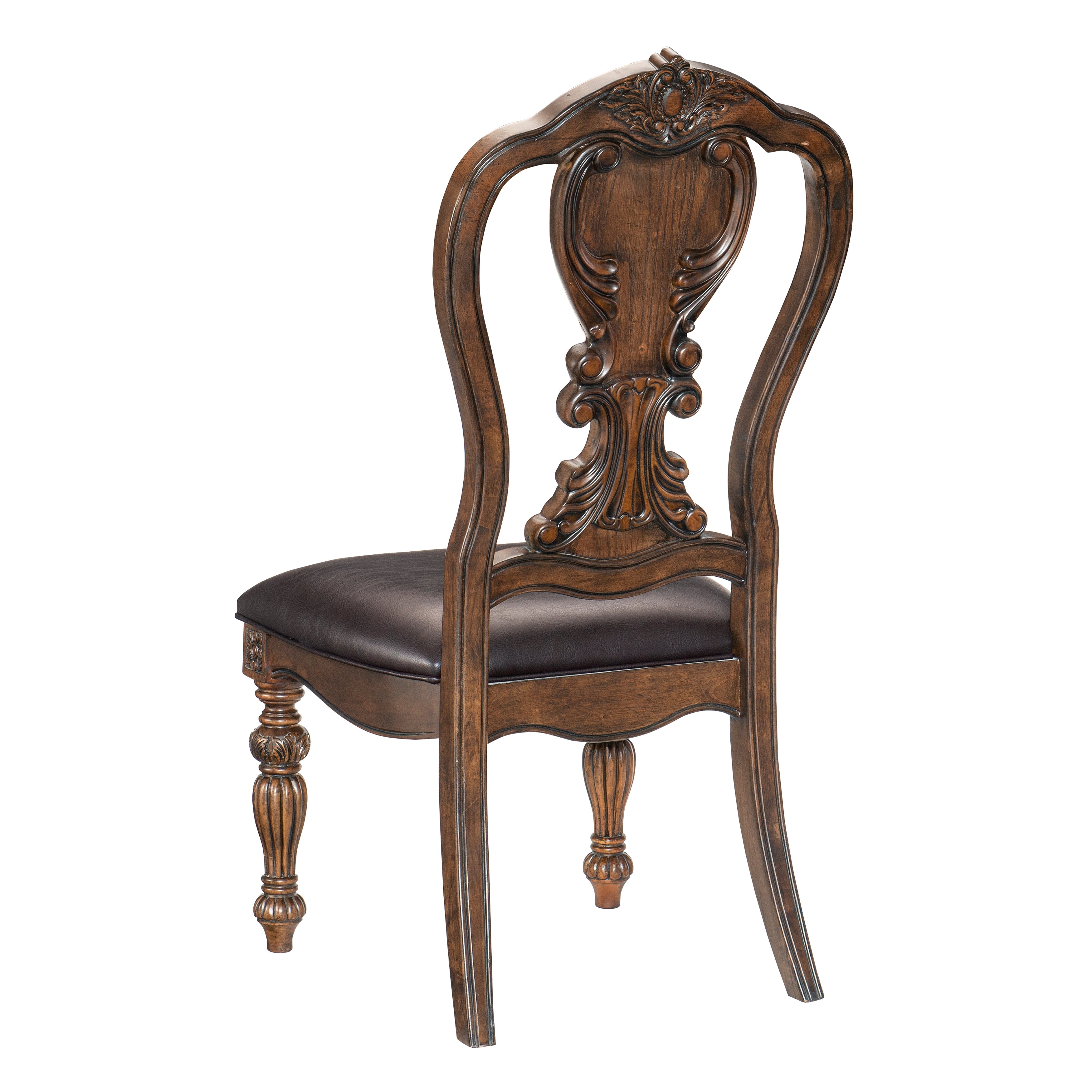 Bergen Dark Oak Side Chair, Set of 2 - 5829S - Bien Home Furniture & Electronics