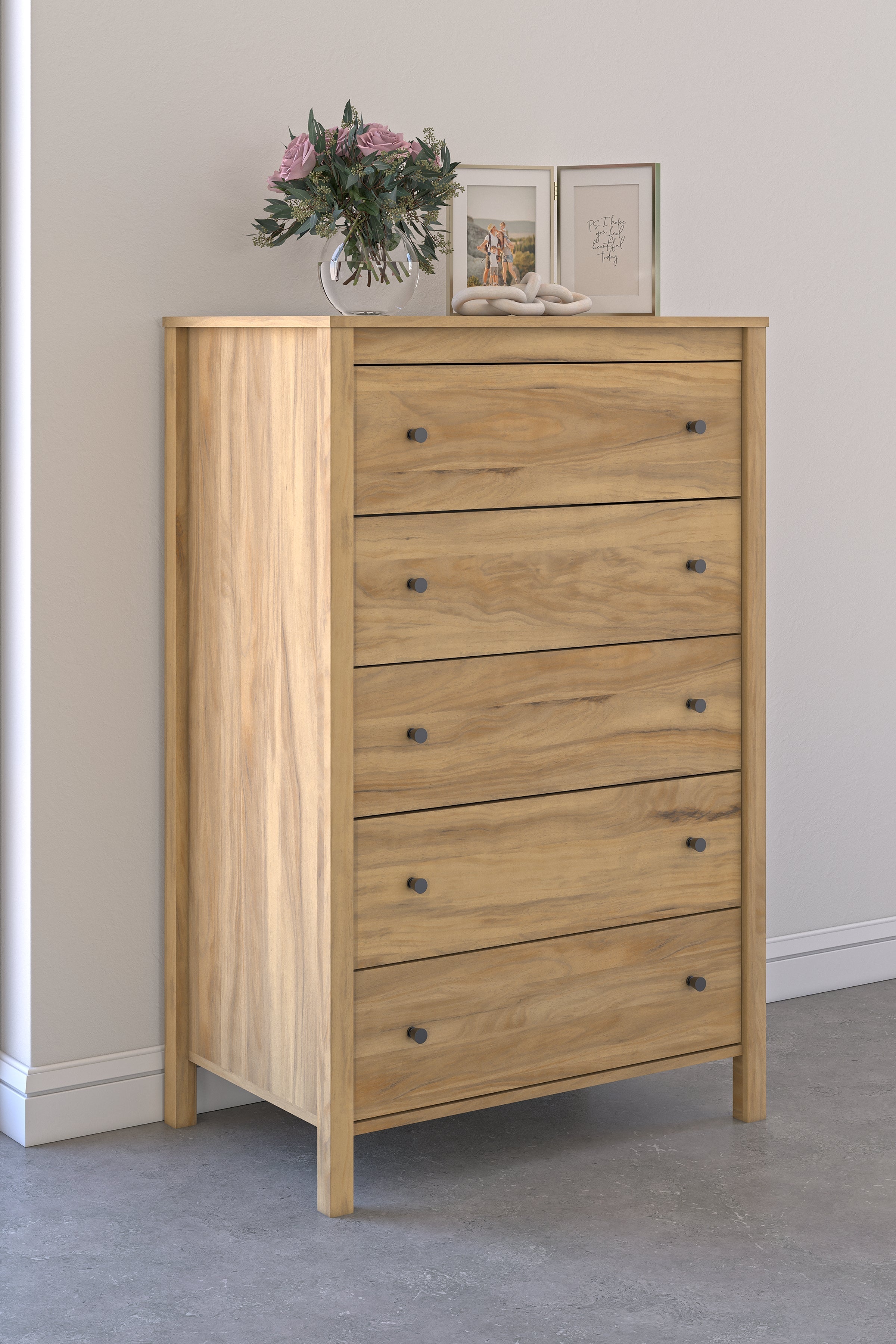 Bermacy Light Brown Chest of Drawers - EB1760-245 - Bien Home Furniture &amp; Electronics