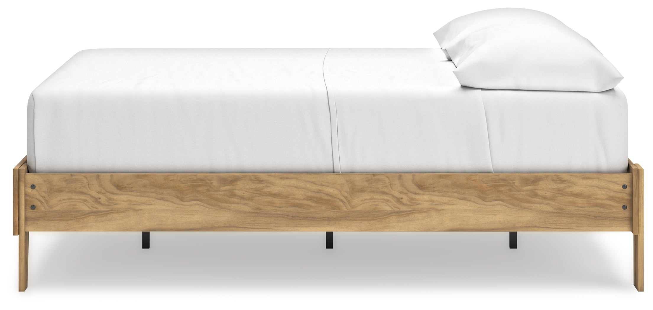 Bermacy Light Brown Full Platform Bed - EB1760-112 - Bien Home Furniture & Electronics