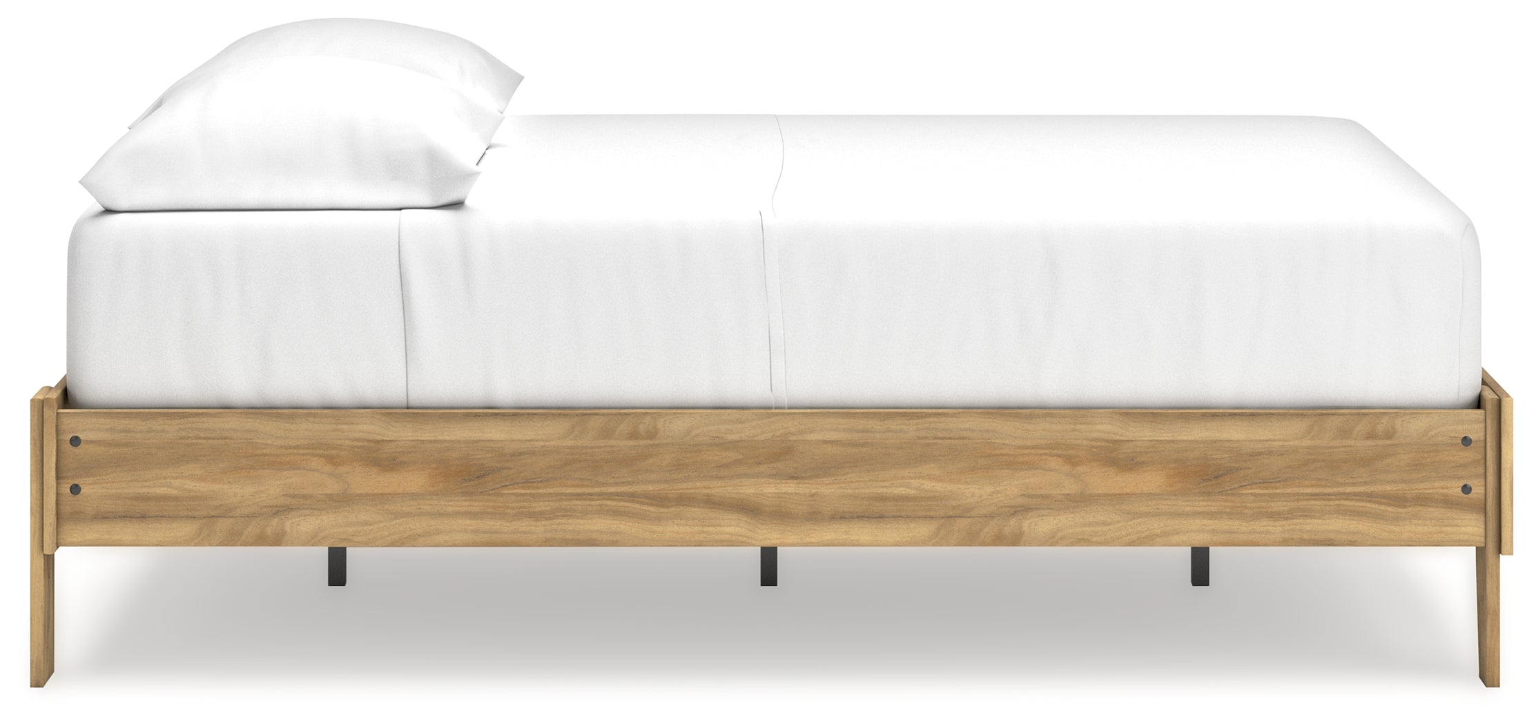 Bermacy Light Brown Full Platform Bed - EB1760-112 - Bien Home Furniture & Electronics