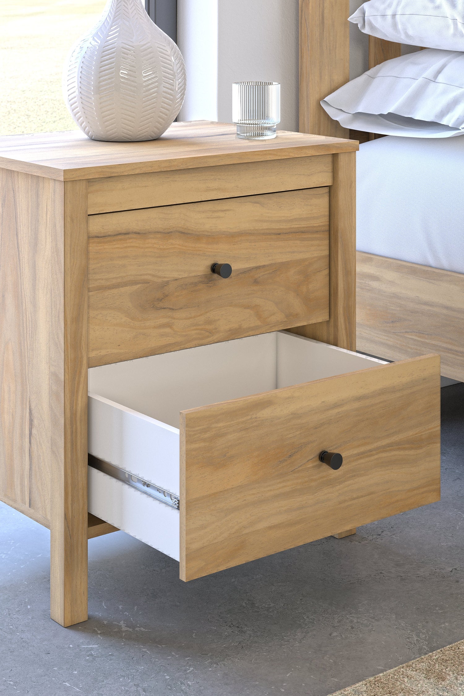 Bermacy Light Brown Nightstand - EB1760-292 - Bien Home Furniture & Electronics