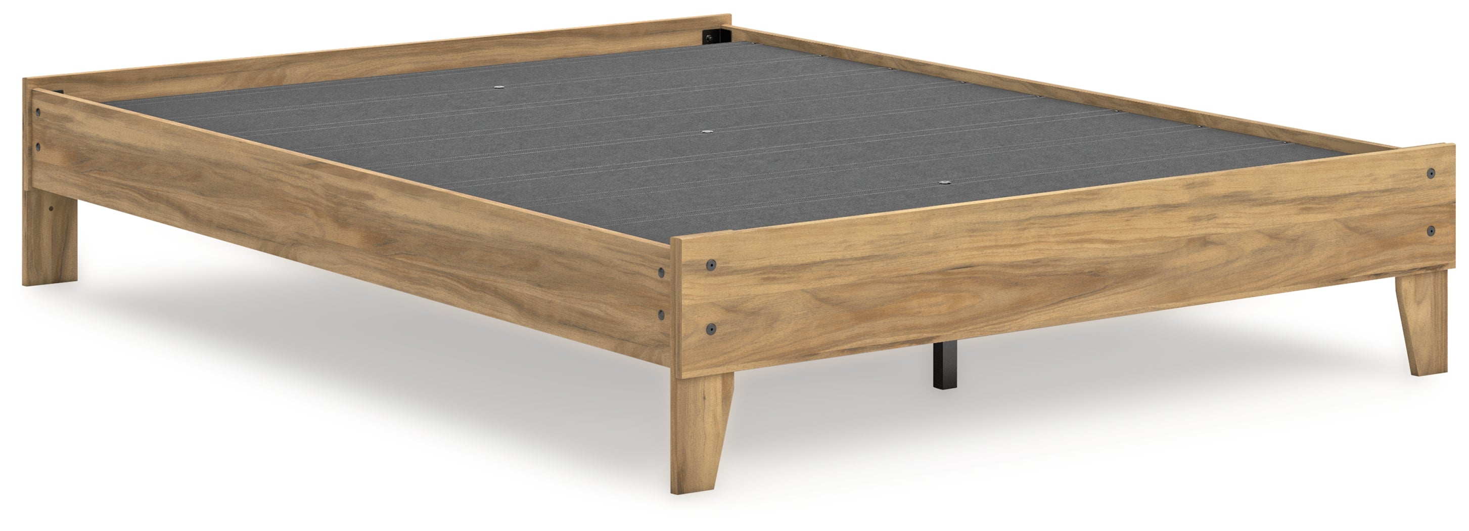 Bermacy Light Brown Queen Platform Bed - EB1760-113 - Bien Home Furniture & Electronics