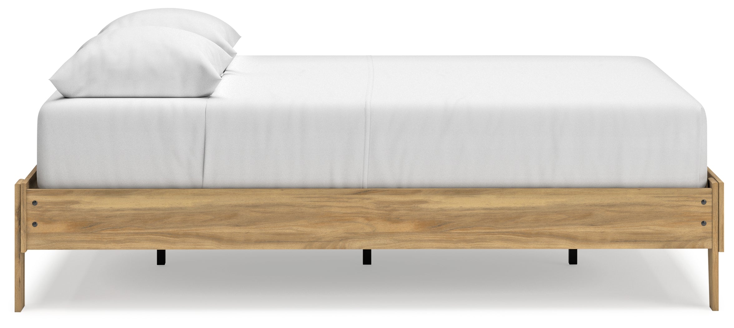 Bermacy Light Brown Queen Platform Bed - EB1760-113 - Bien Home Furniture & Electronics