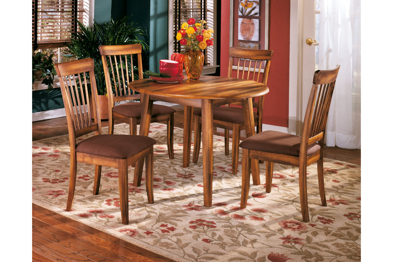 Berringer Rustic Brown Dining Drop Leaf Table - D199-15 - Bien Home Furniture &amp; Electronics