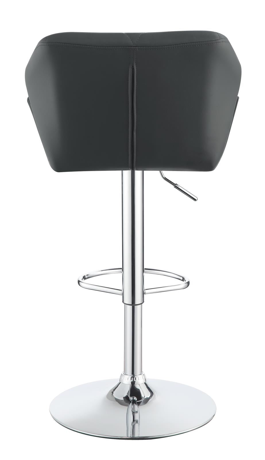 Berrington Chrome/Gray Adjustable Bar Stools, Set of 2 - 100426 - Bien Home Furniture & Electronics