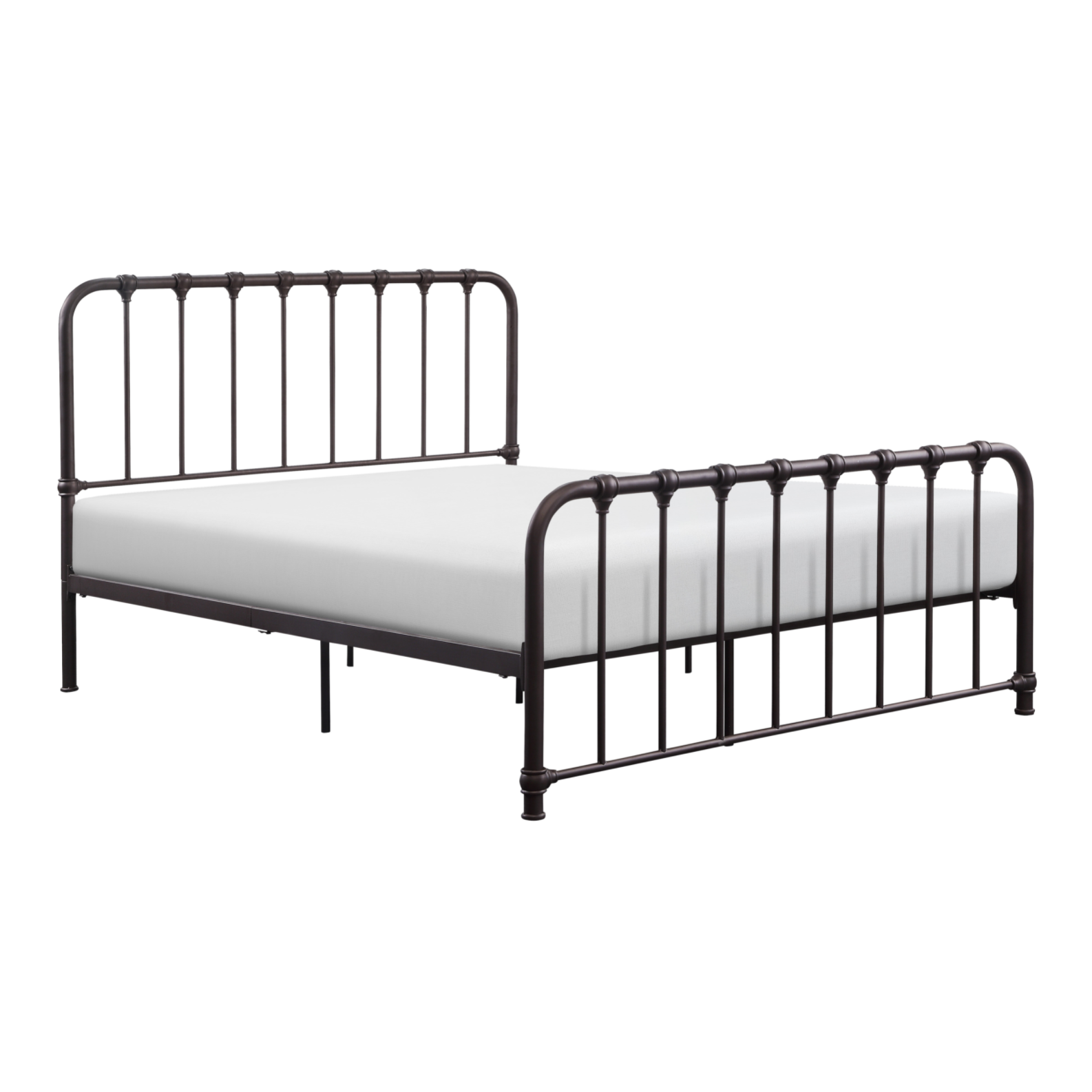 Bethany Dark Bronze Queen Metal Platform Bed - 1571DZ-1 - Bien Home Furniture & Electronics