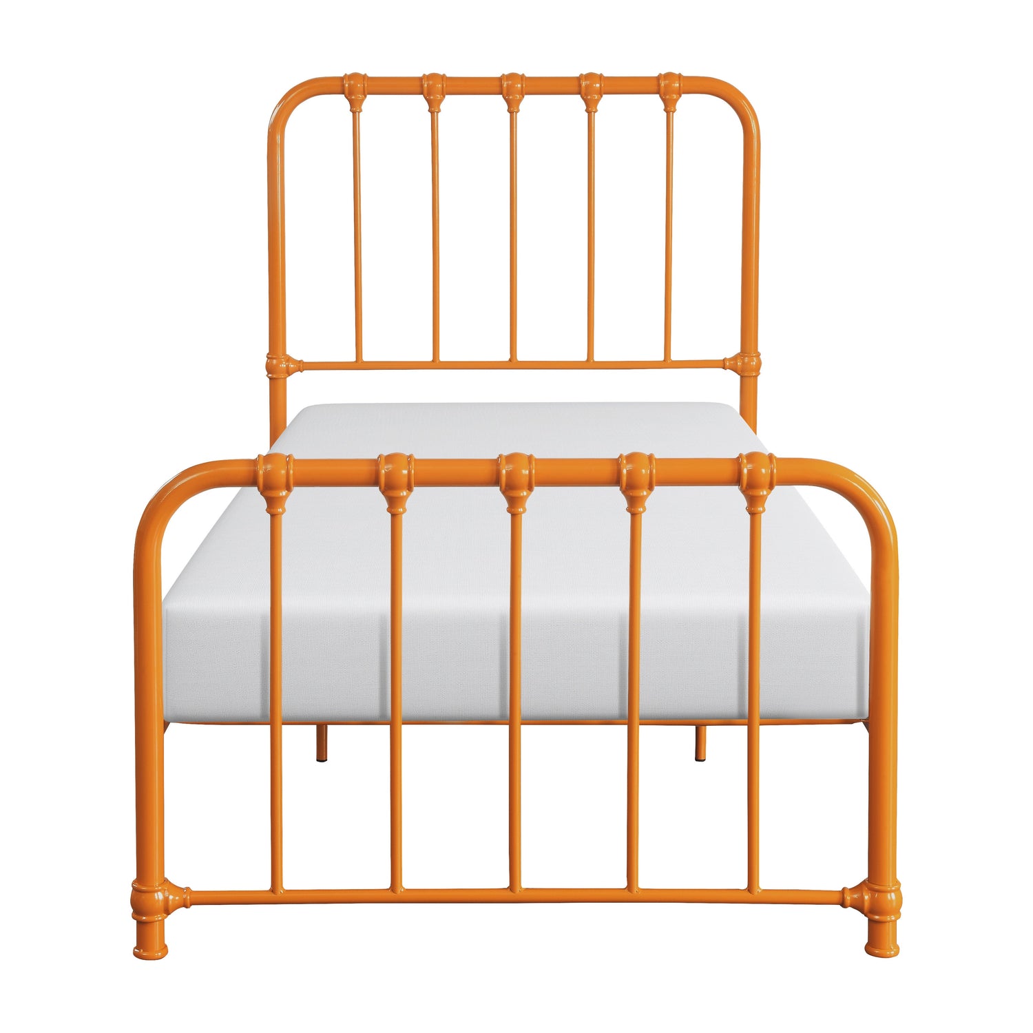 Bethany Orange Twin Metal Platform Bed - 1571RNT-1 - Bien Home Furniture & Electronics