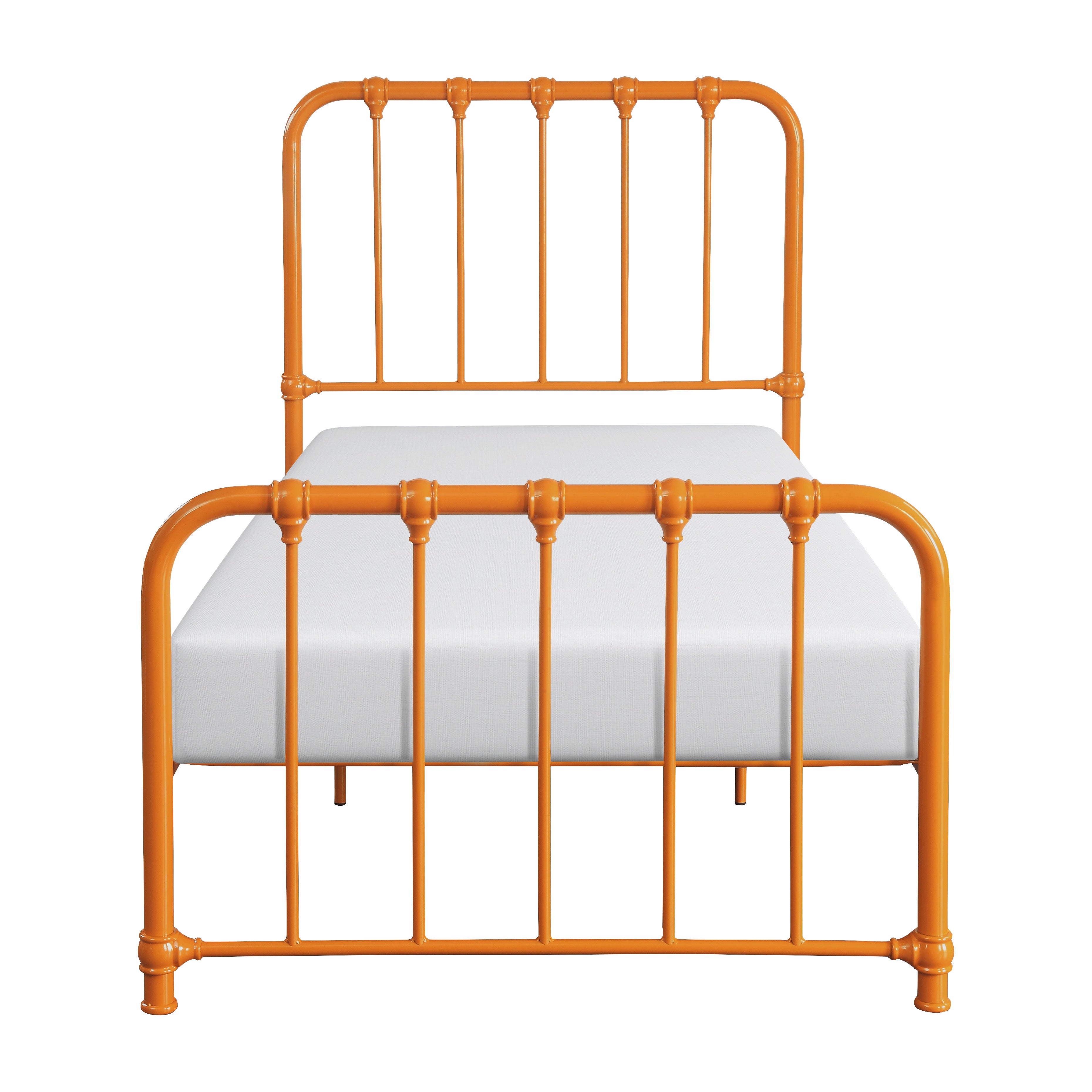 Bethany Orange Twin Metal Platform Bed - 1571RNT-1 - Bien Home Furniture & Electronics
