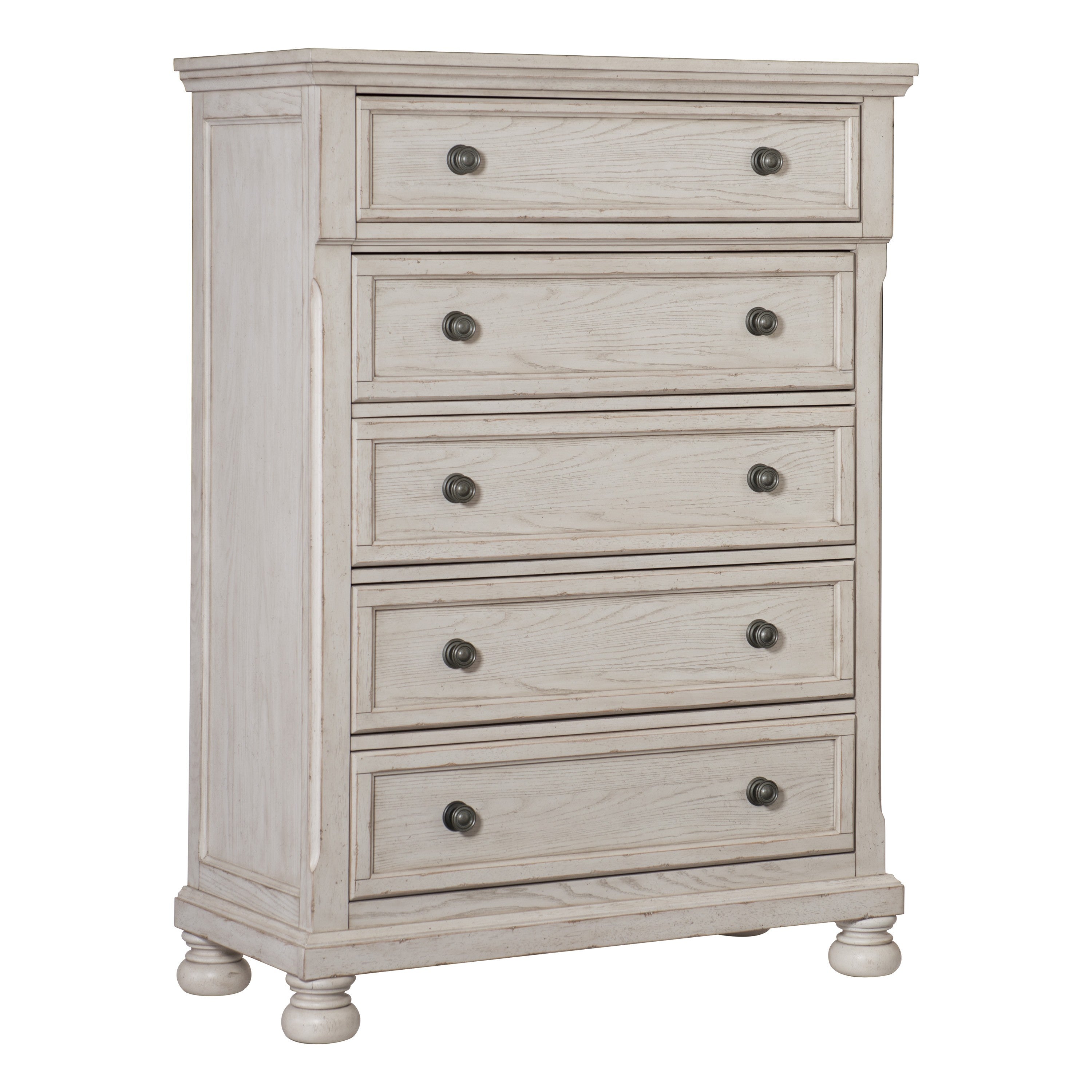 Bethel Wire Brushed White Chest - 2259W-9 - Bien Home Furniture & Electronics