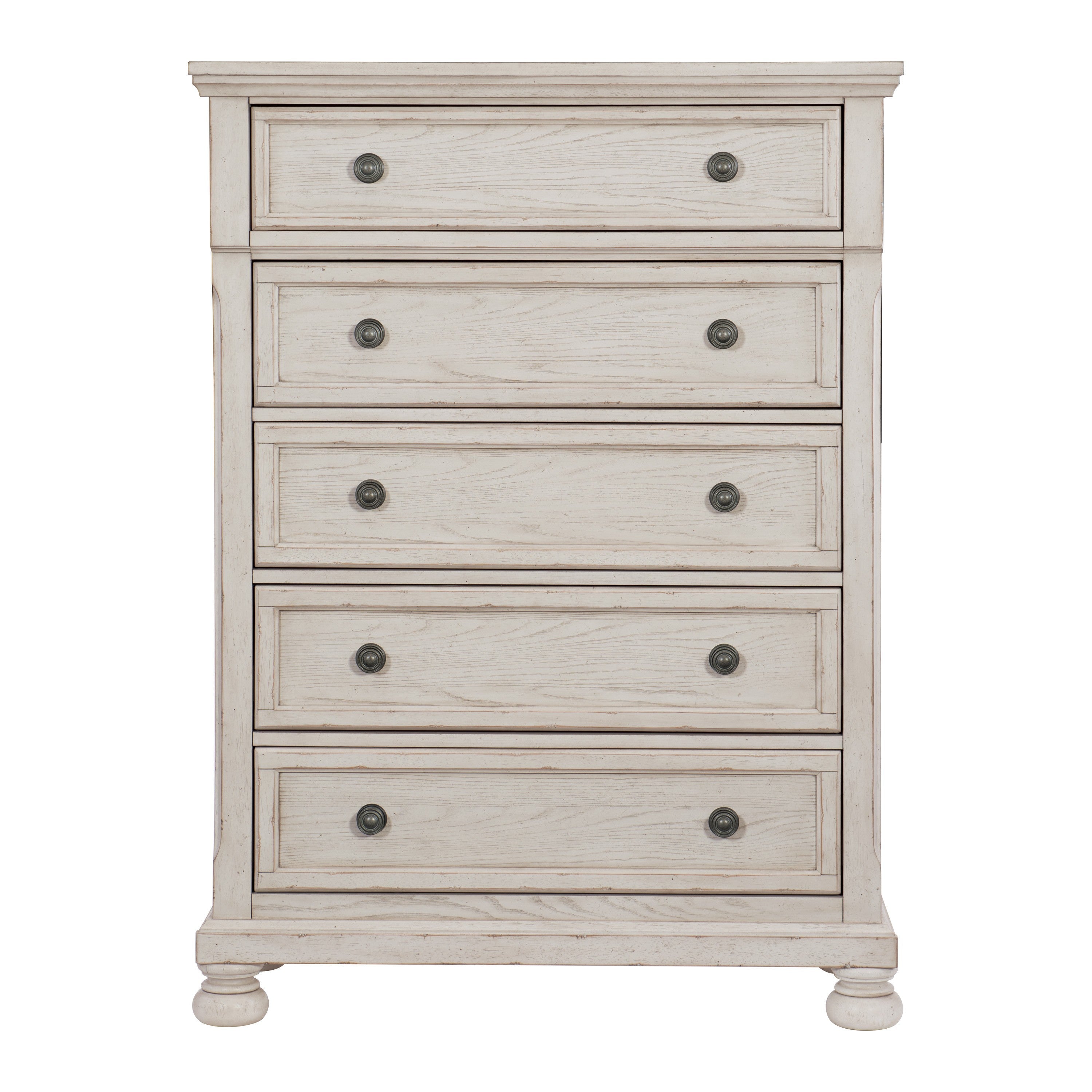 Bethel Wire Brushed White Chest - 2259W-9 - Bien Home Furniture & Electronics