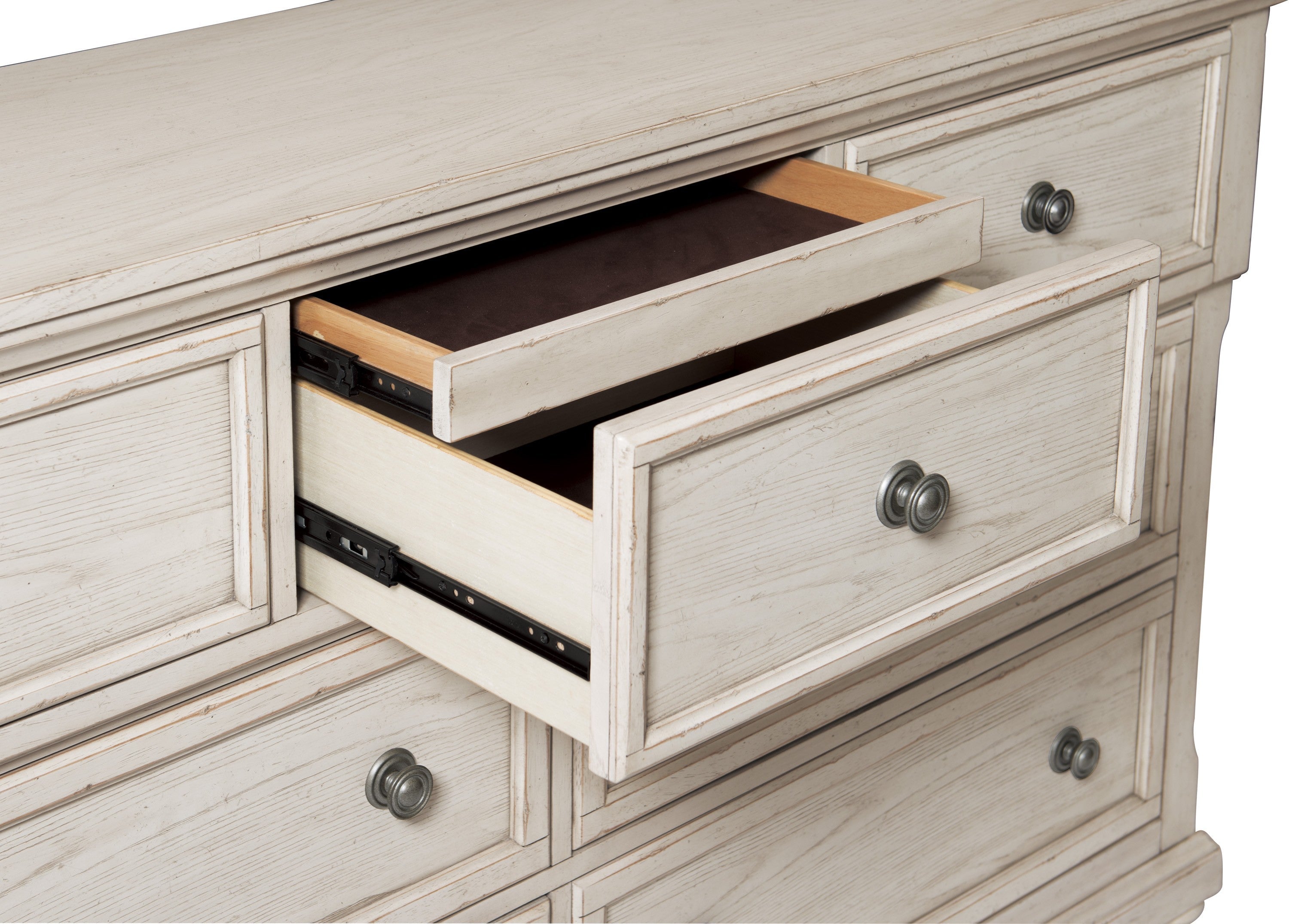 Bethel Wire Brushed White Dresser - 2259W-5 - Bien Home Furniture & Electronics