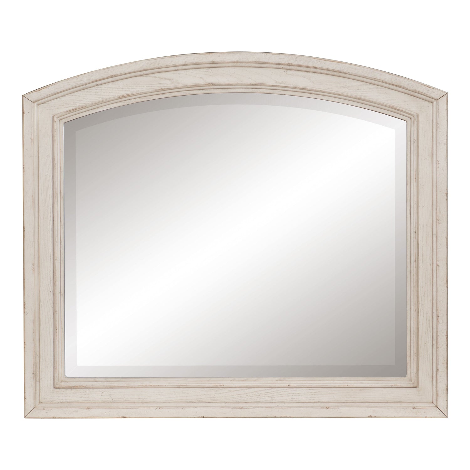 Bethel Wire Brushed White Mirror (Mirror Only) - 2259W-6 - Bien Home Furniture & Electronics