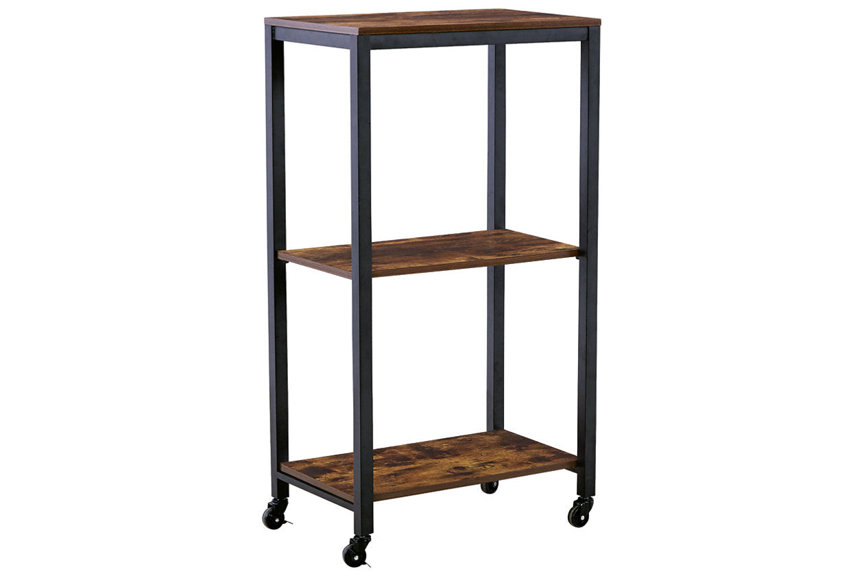 Bevinfield Brown/Black Bar Cart - A4000394 - Bien Home Furniture &amp; Electronics