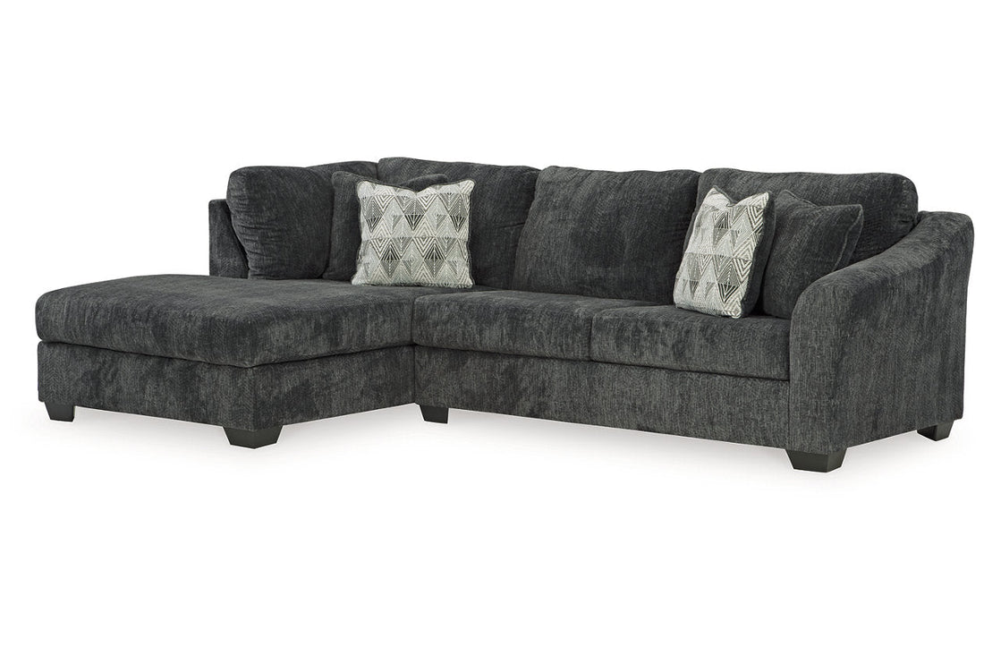 Biddeford Shadow 2-Piece LAF Chaise Sleeper Sectional - SET | 3550416 | 3550483 - Bien Home Furniture &amp; Electronics