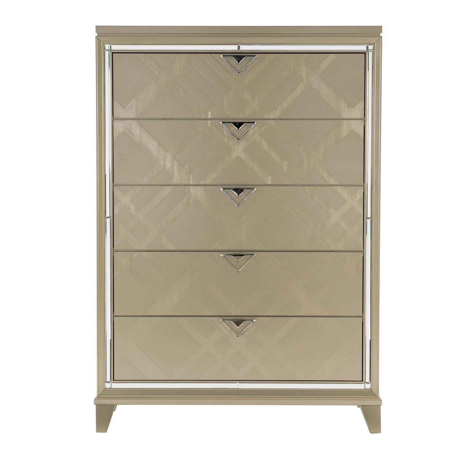Bijou Champagne Chest - 1522-9 - Bien Home Furniture & Electronics