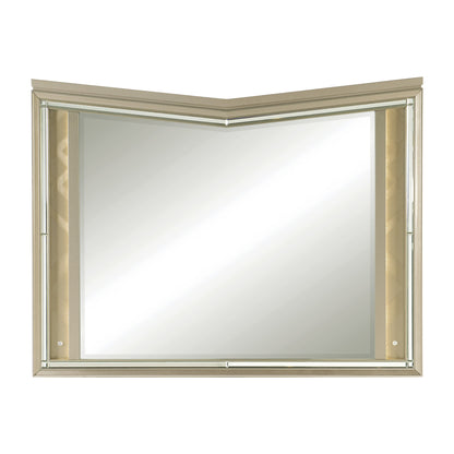 Bijou Champagne Mirror (Mirror Only) - 1522-6 - Bien Home Furniture &amp; Electronics