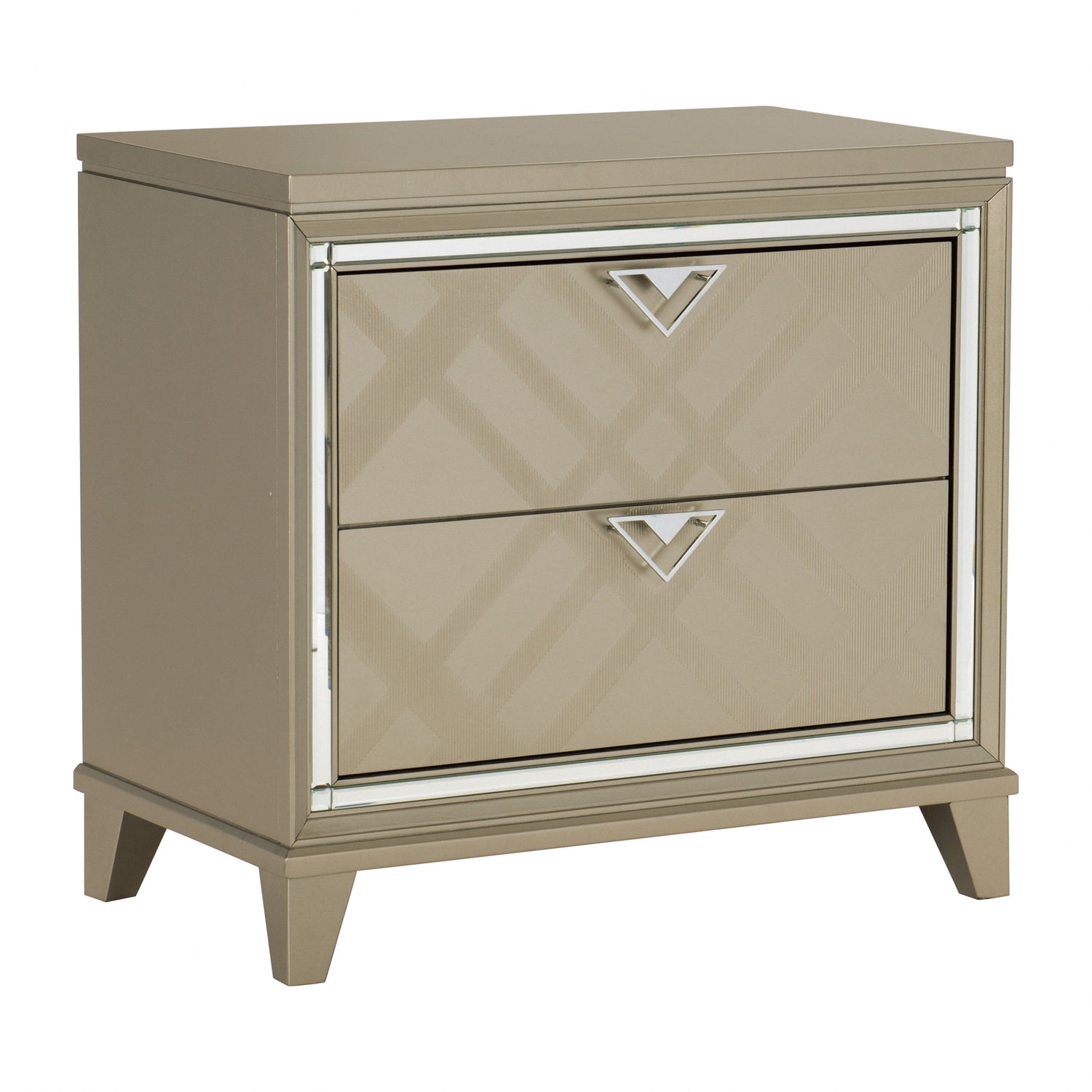 Bijou Champagne Nightstand - 1522-4 - Bien Home Furniture & Electronics
