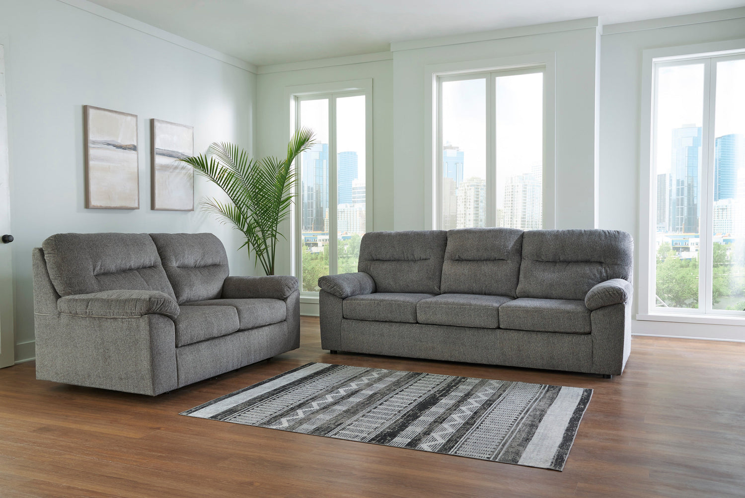 Bindura Mineral Living Room Set - SET | 3030580 | 3030578 - Bien Home Furniture & Electronics