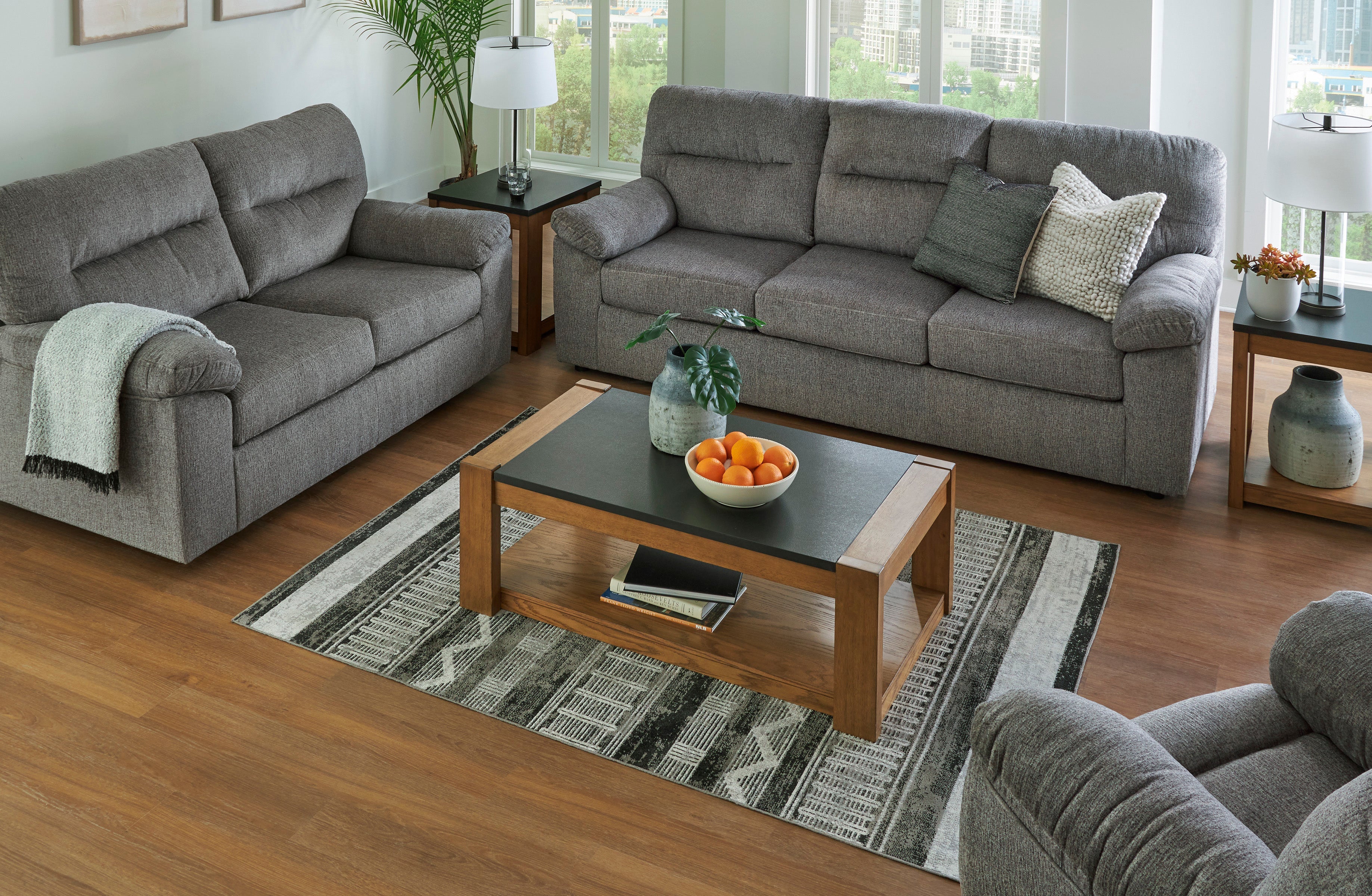 Bindura Mineral Living Room Set - SET | 3030580 | 3030578 - Bien Home Furniture & Electronics