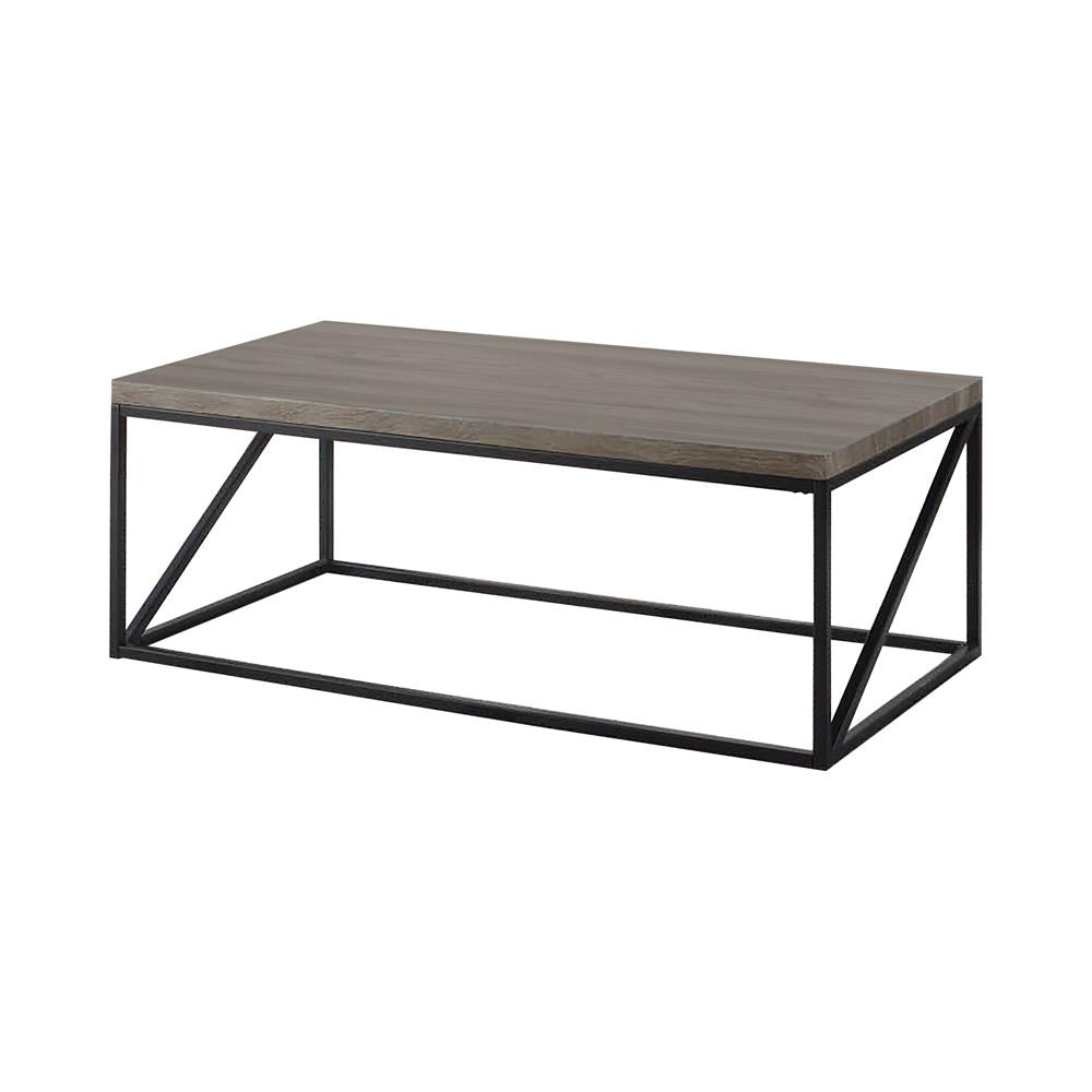 Birdie Sonoma Gray Rectangular Coffee Table - 705618 - Bien Home Furniture & Electronics