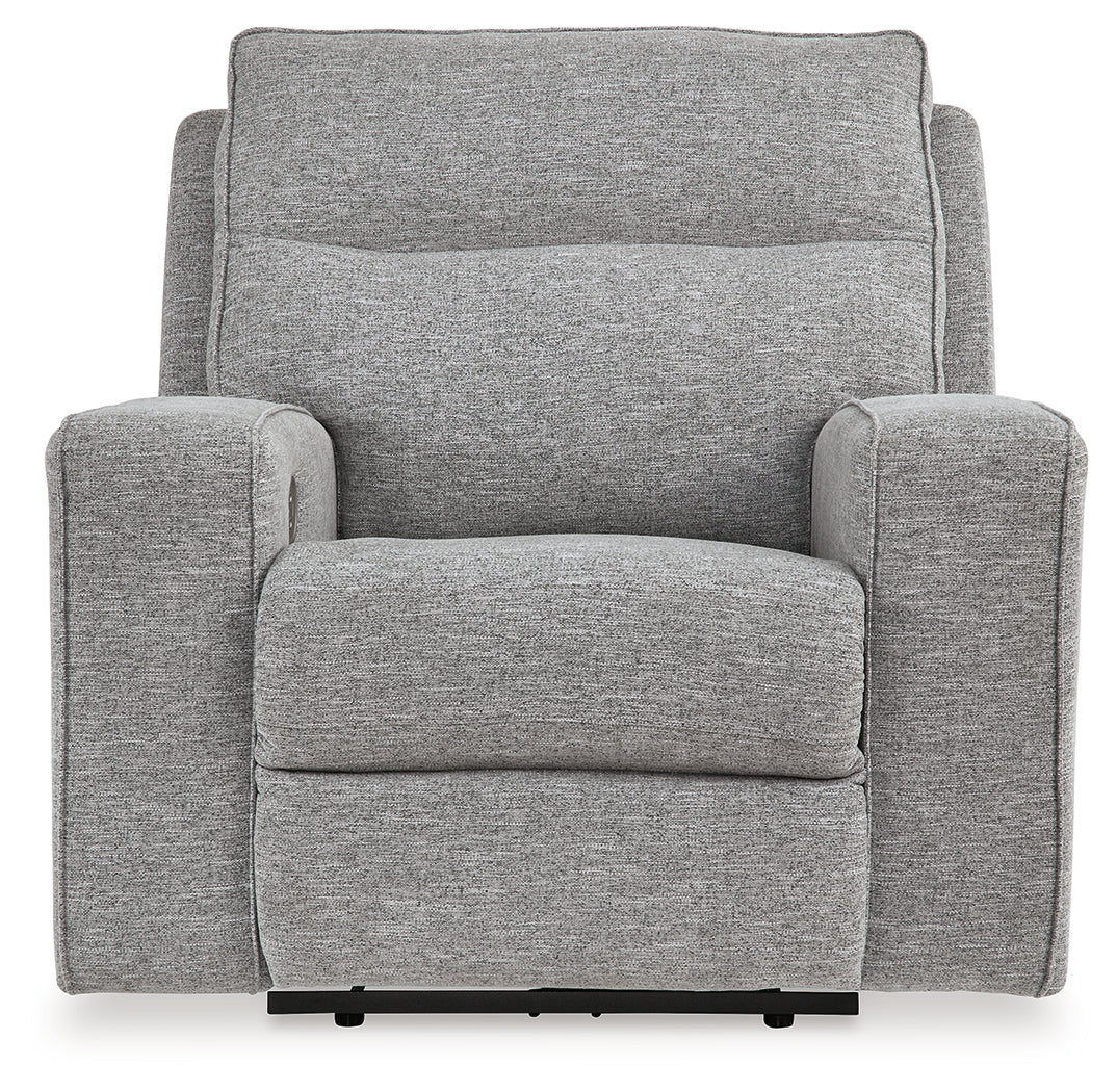 Biscoe Pewter Power Recliner - 9050313 - Bien Home Furniture & Electronics