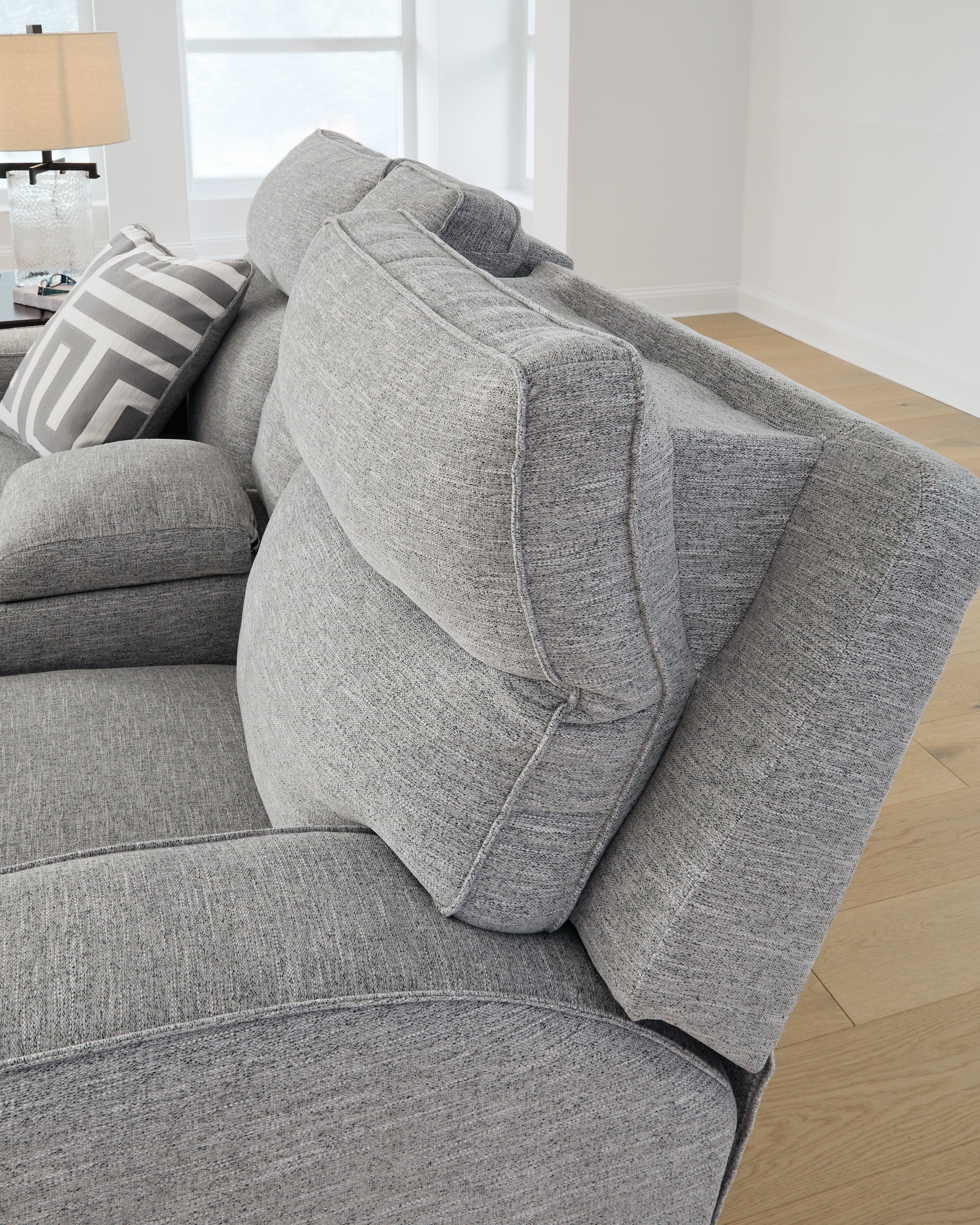 Biscoe Pewter Power Reclining Loveseat - 9050318 - Bien Home Furniture & Electronics