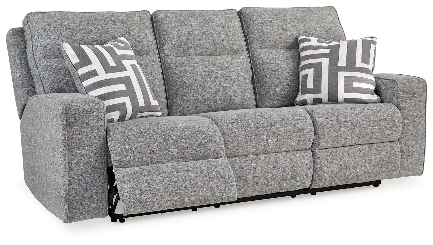 Biscoe Pewter Power Reclining Sofa - 9050315 - Bien Home Furniture & Electronics