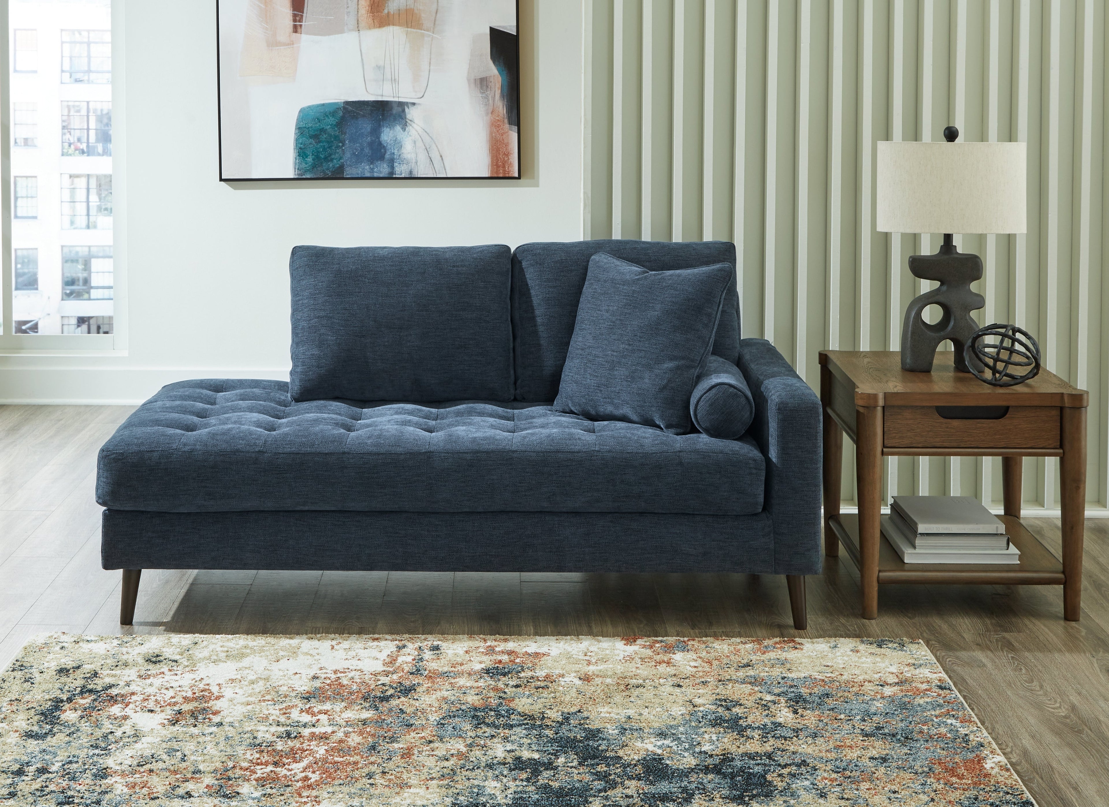 Bixler Navy Right-Arm Facing Corner Chaise - 2610617 - Bien Home Furniture & Electronics