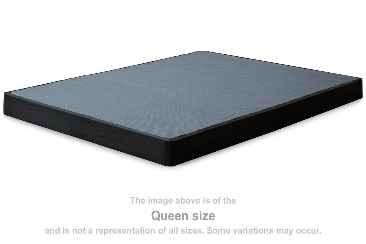 Black Twin 4" Low Profile Box Spring - M87X12-TWIN4 - Bien Home Furniture & Electronics