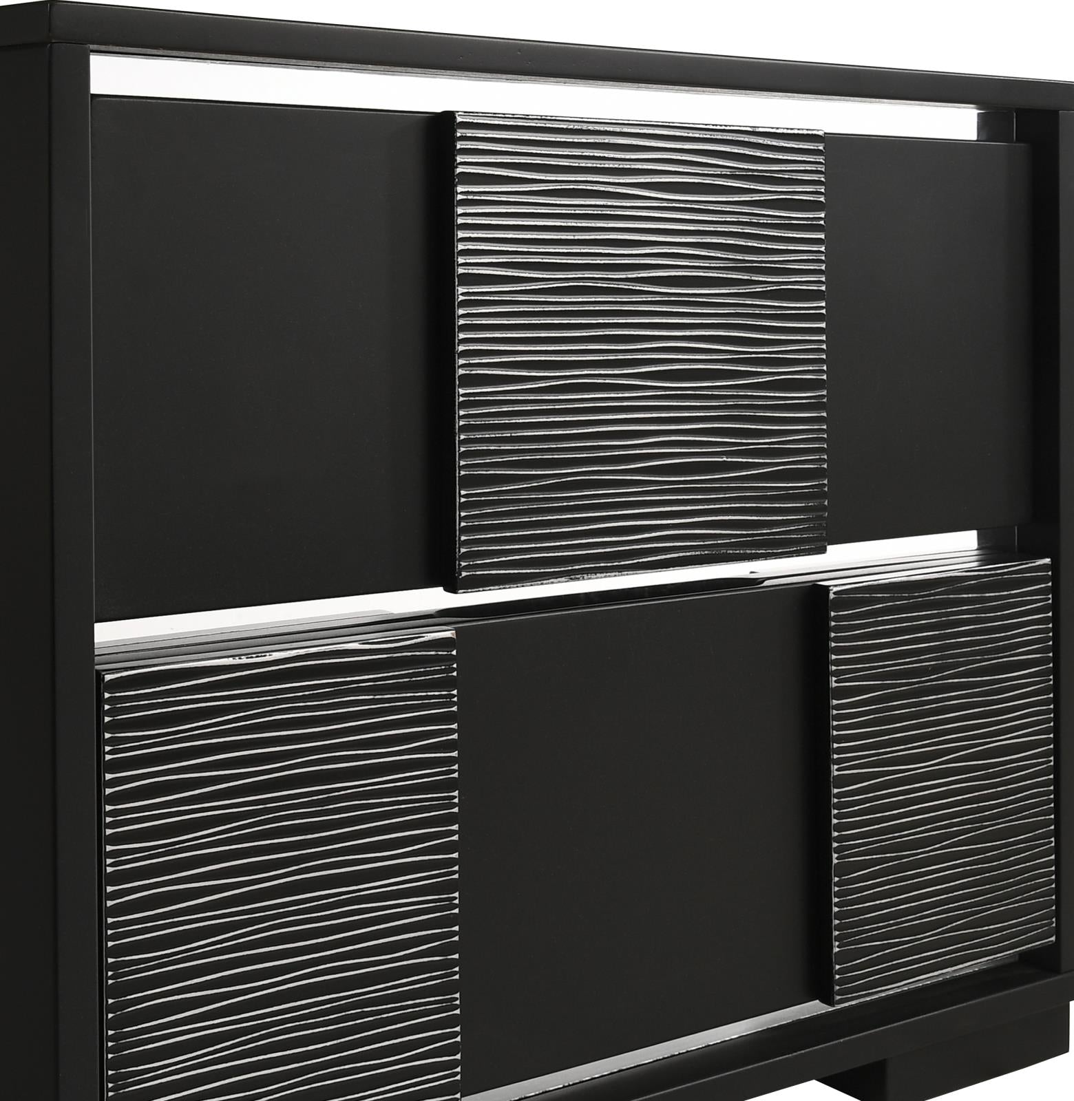 Blacktoft 2-Drawer Nightstand Black - 207102 - Bien Home Furniture & Electronics