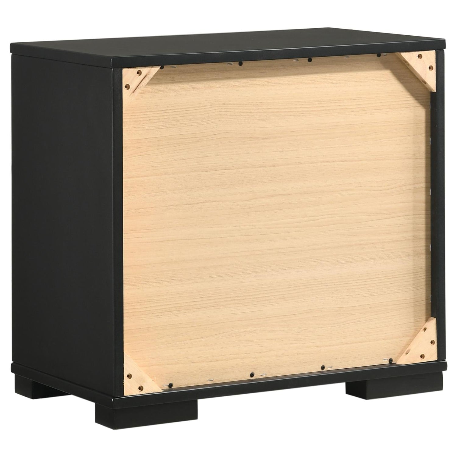 Blacktoft 2-Drawer Nightstand Black - 207102 - Bien Home Furniture & Electronics