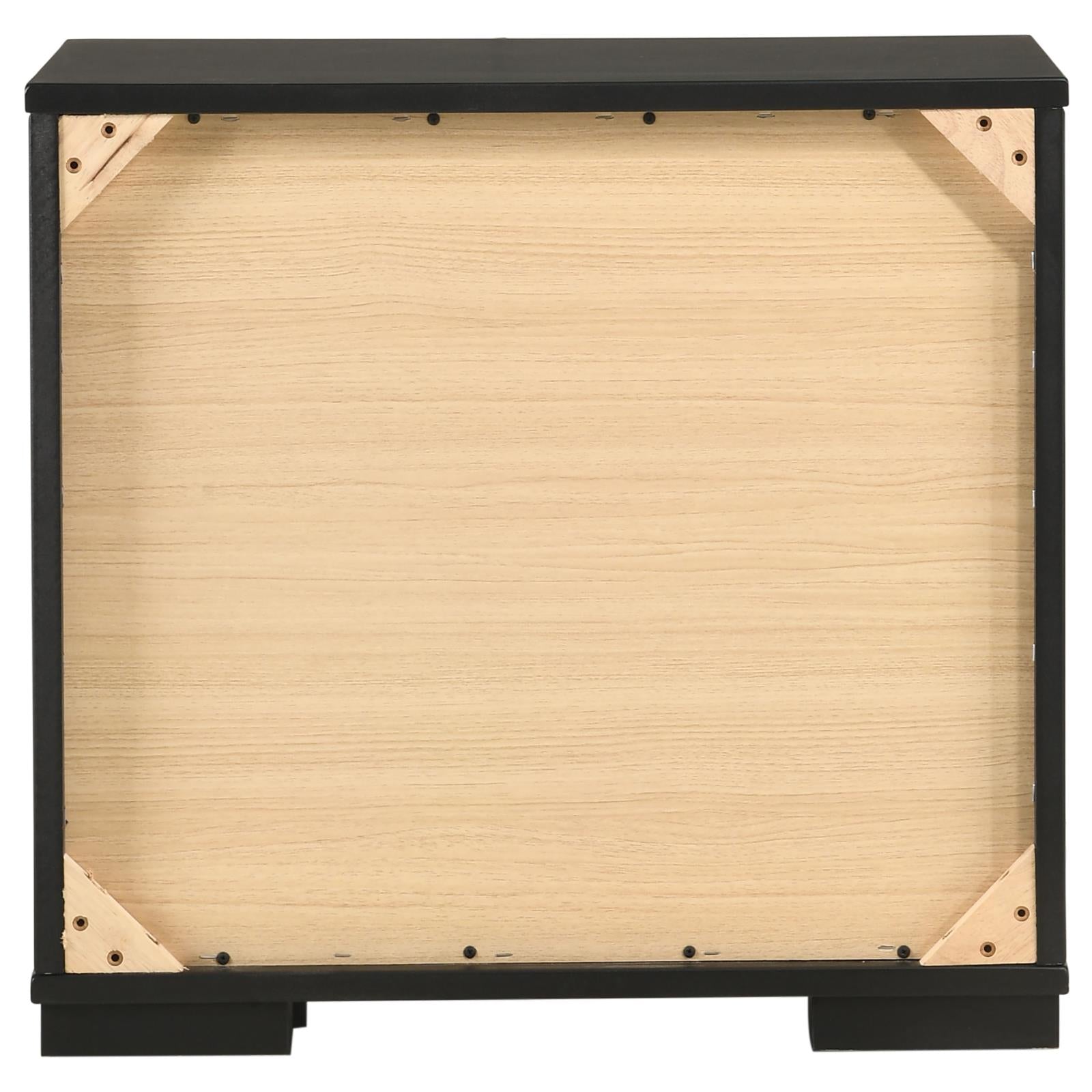 Blacktoft 2-Drawer Nightstand Black - 207102 - Bien Home Furniture & Electronics