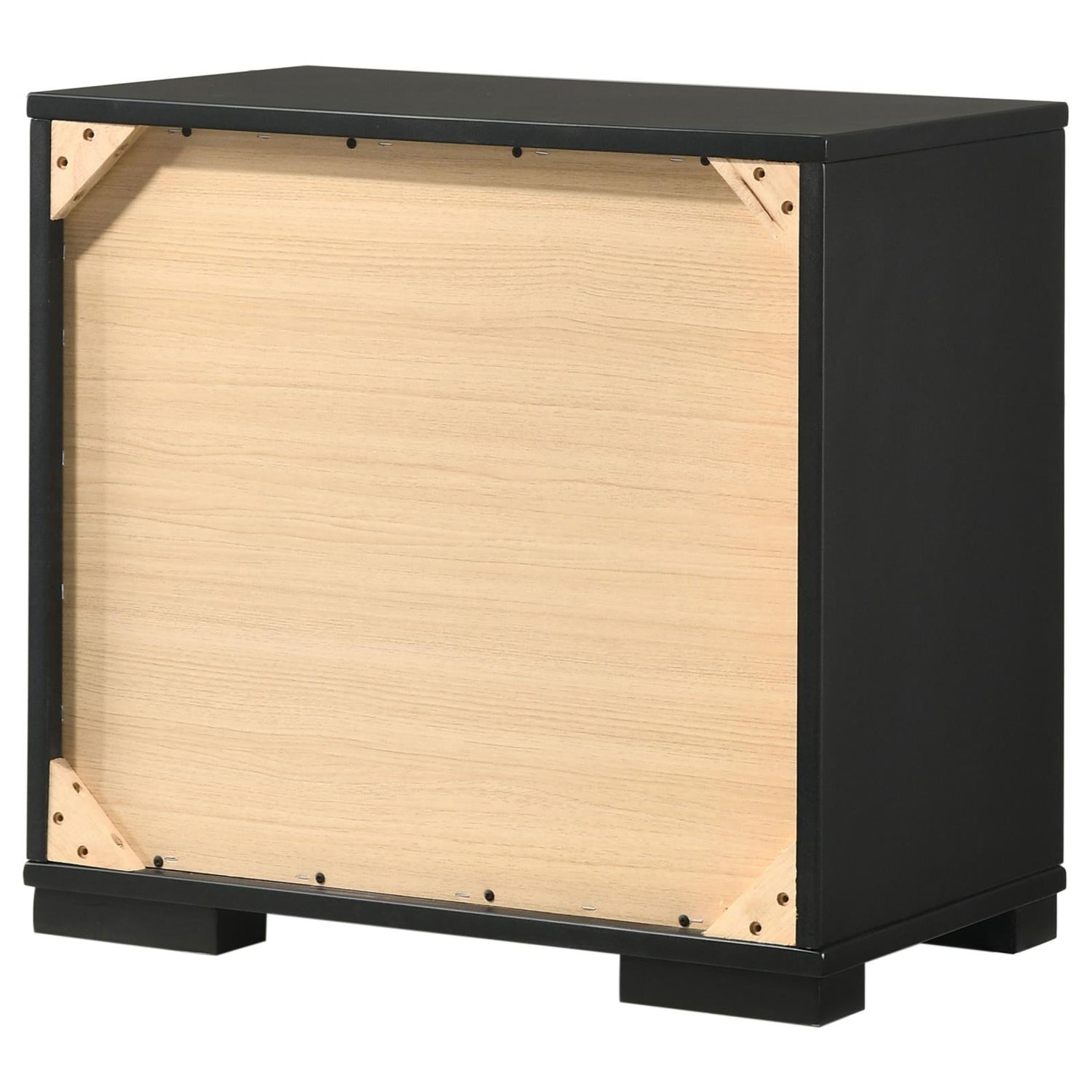 Blacktoft 2-Drawer Nightstand Black - 207102 - Bien Home Furniture & Electronics