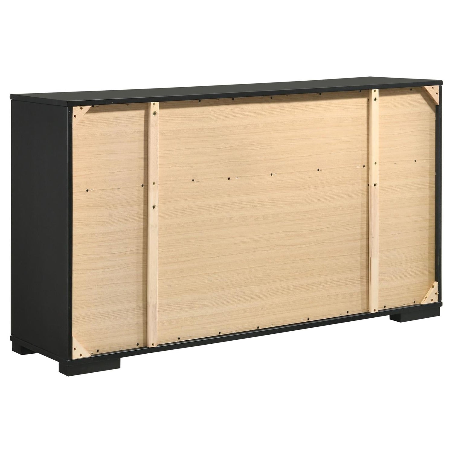 Blacktoft Black 6-Drawer Dresser - 207103 - Bien Home Furniture & Electronics