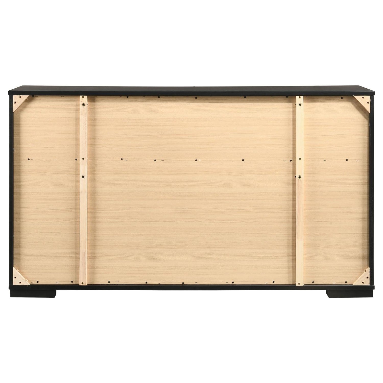 Blacktoft Black 6-Drawer Dresser - 207103 - Bien Home Furniture & Electronics