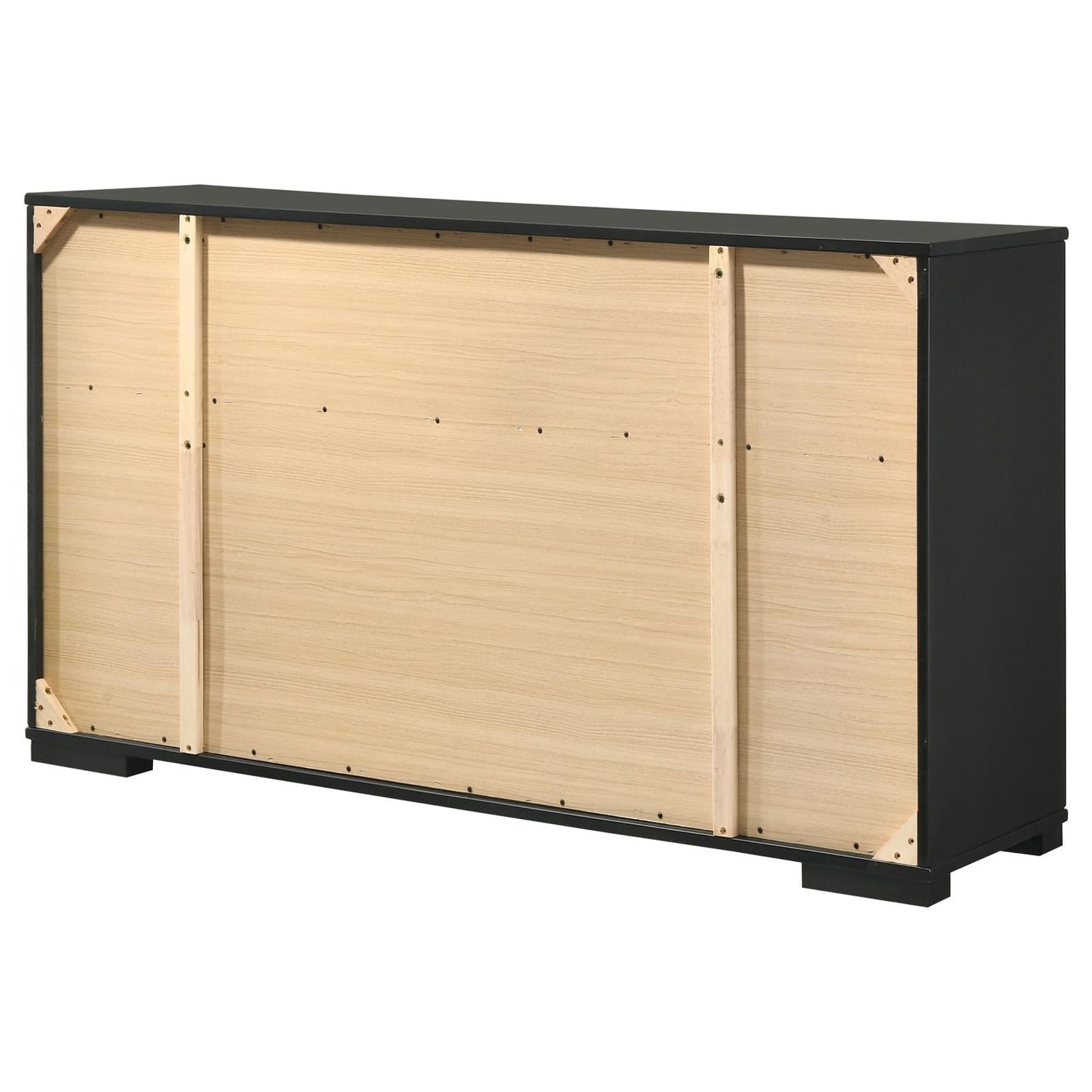 Blacktoft Black 6-Drawer Dresser - 207103 - Bien Home Furniture & Electronics