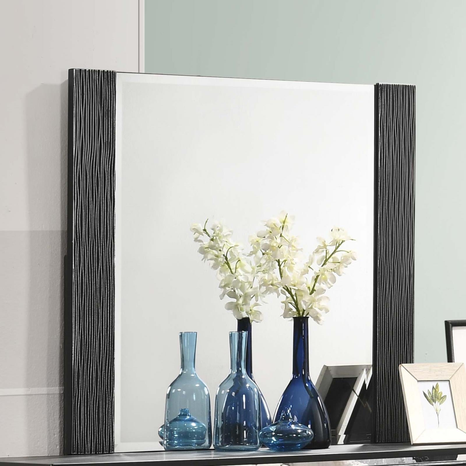 Blacktoft Black Rectangle Dresser Mirror - 207104 - Bien Home Furniture & Electronics