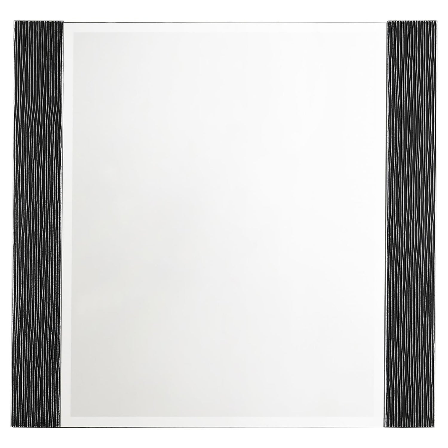 Blacktoft Black Rectangle Dresser Mirror - 207104 - Bien Home Furniture & Electronics