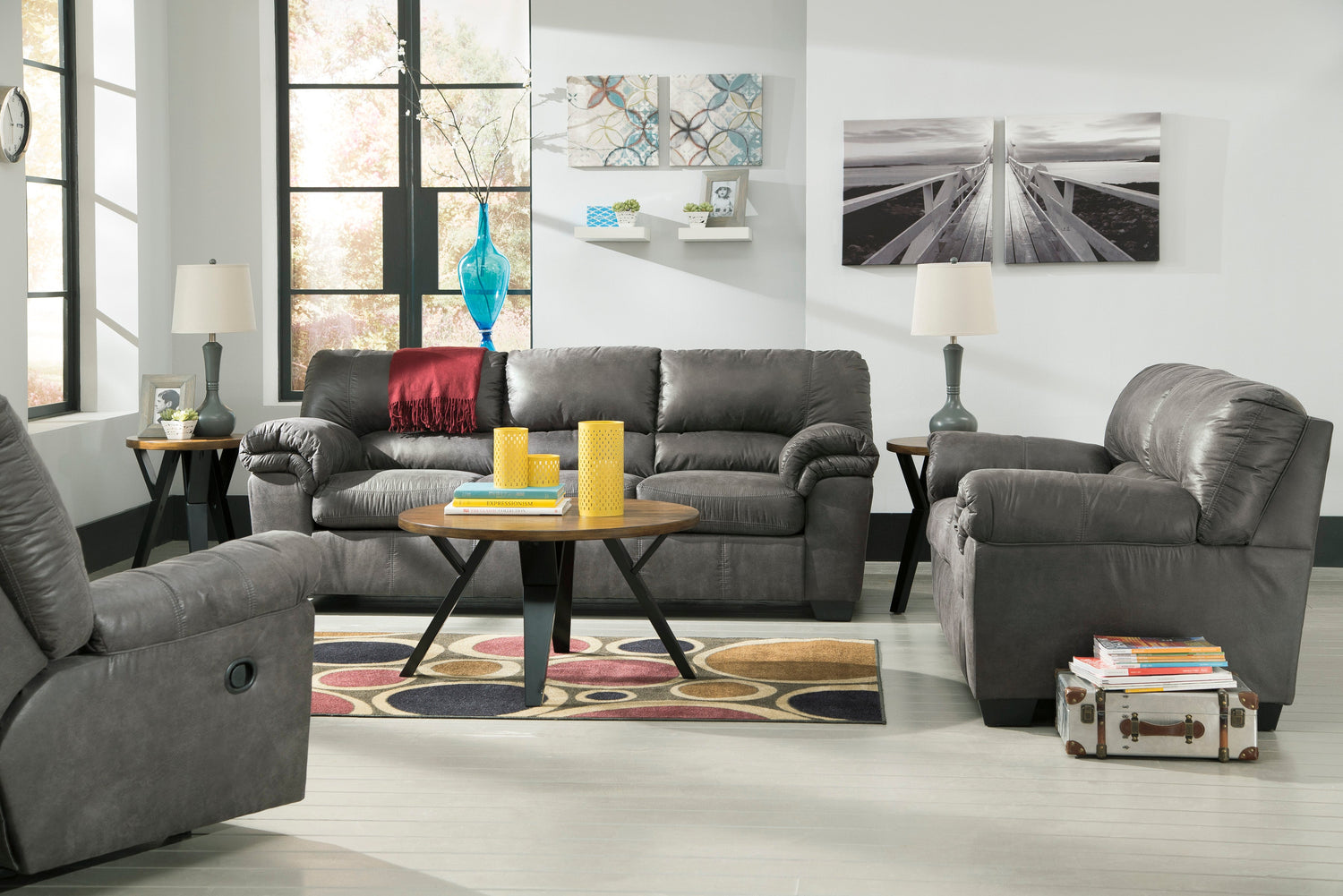 Bladen Slate Living Room Set - SET | 1202138 | 1202135 | 1202125 - Bien Home Furniture & Electronics