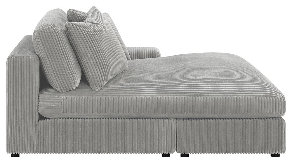 Blaine Upholstered Reversible Sectional Fog - 509900 - Bien Home Furniture & Electronics