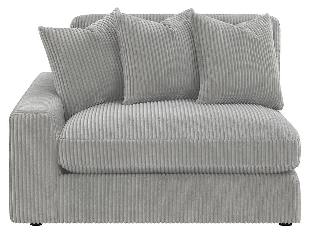 Blaine Upholstered Reversible Sectional Fog - 509900 - Bien Home Furniture & Electronics