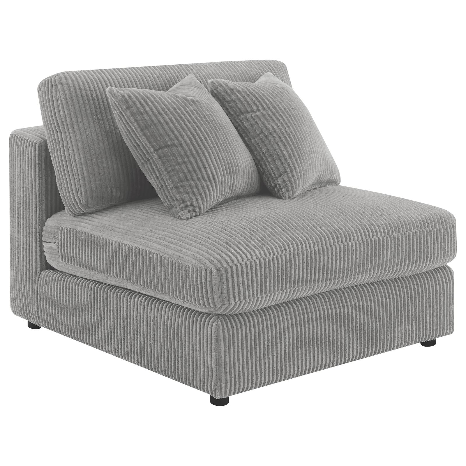 Blaine Upholstered Reversible Sectional Fog - 509900-SET - Bien Home Furniture & Electronics